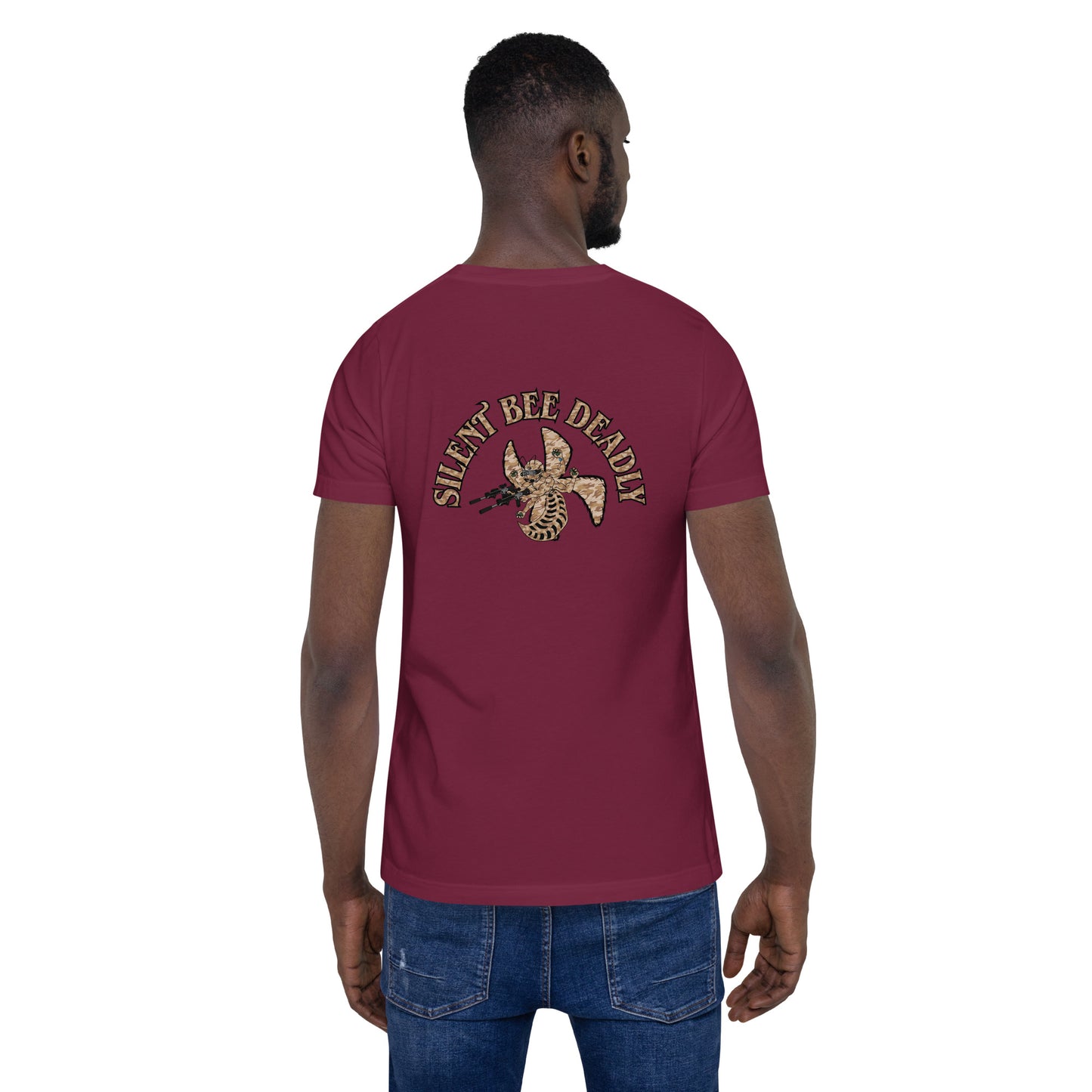 Unisex t-shirt "Silent Bee Deadly" Desert Rat Edition