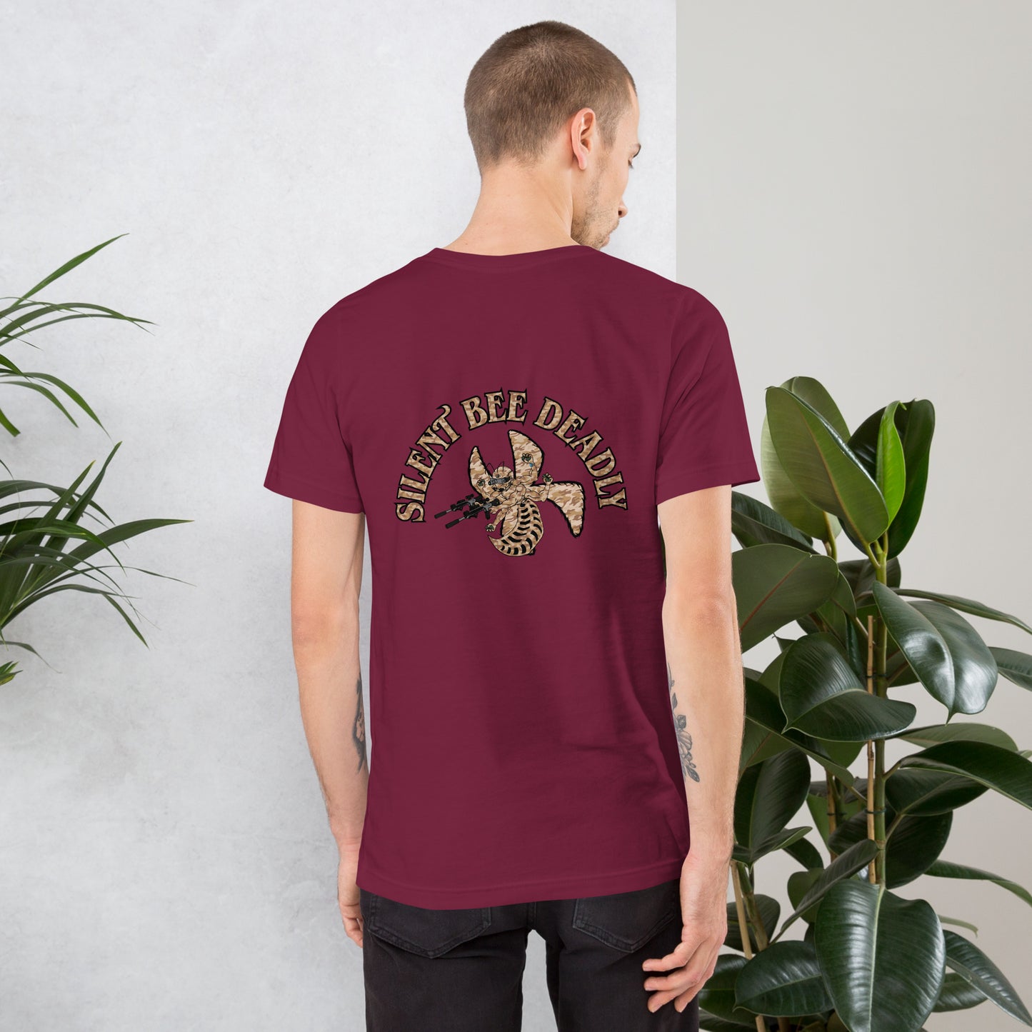 Unisex t-shirt "Silent Bee Deadly" Desert Rat Edition