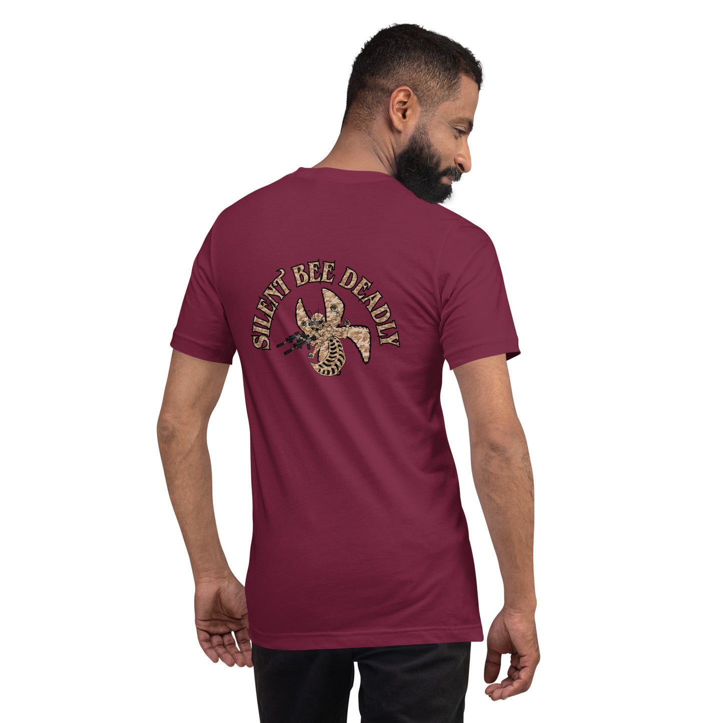 Unisex t-shirt "Silent Bee Deadly" Desert Rat Edition
