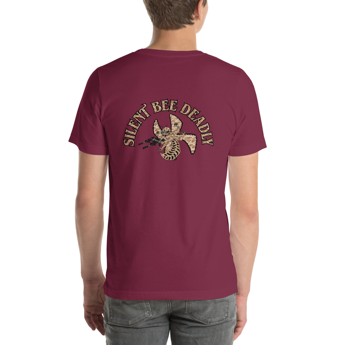 Unisex t-shirt "Silent Bee Deadly" Desert Rat Edition