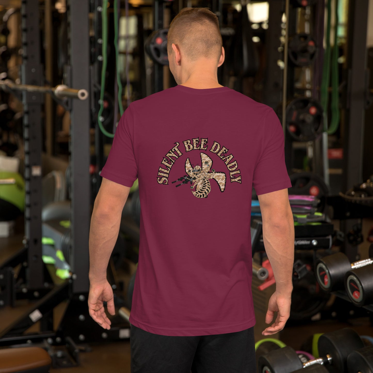 Unisex t-shirt "Silent Bee Deadly" Desert Rat Edition