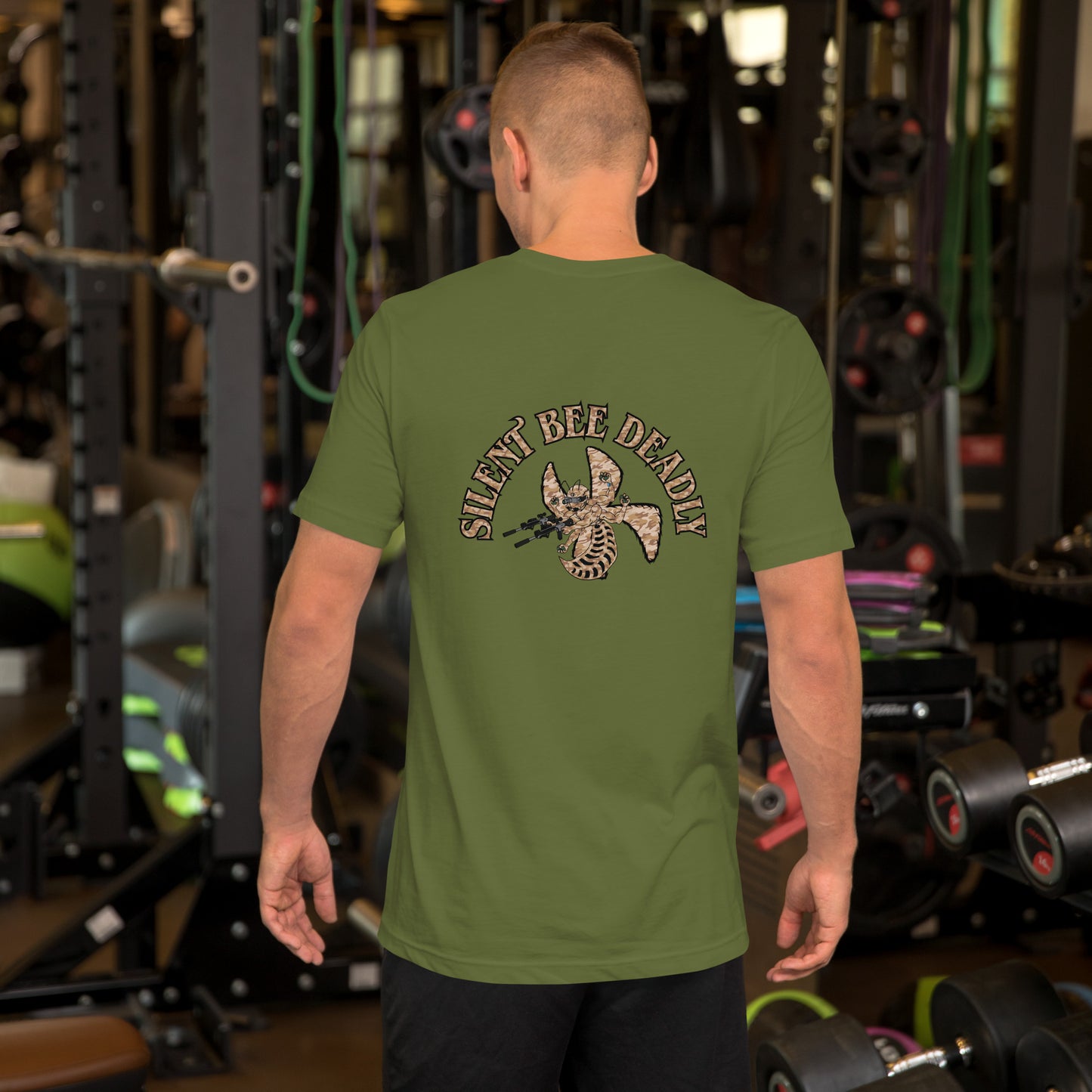 Unisex t-shirt "Silent Bee Deadly" Desert Rat Edition