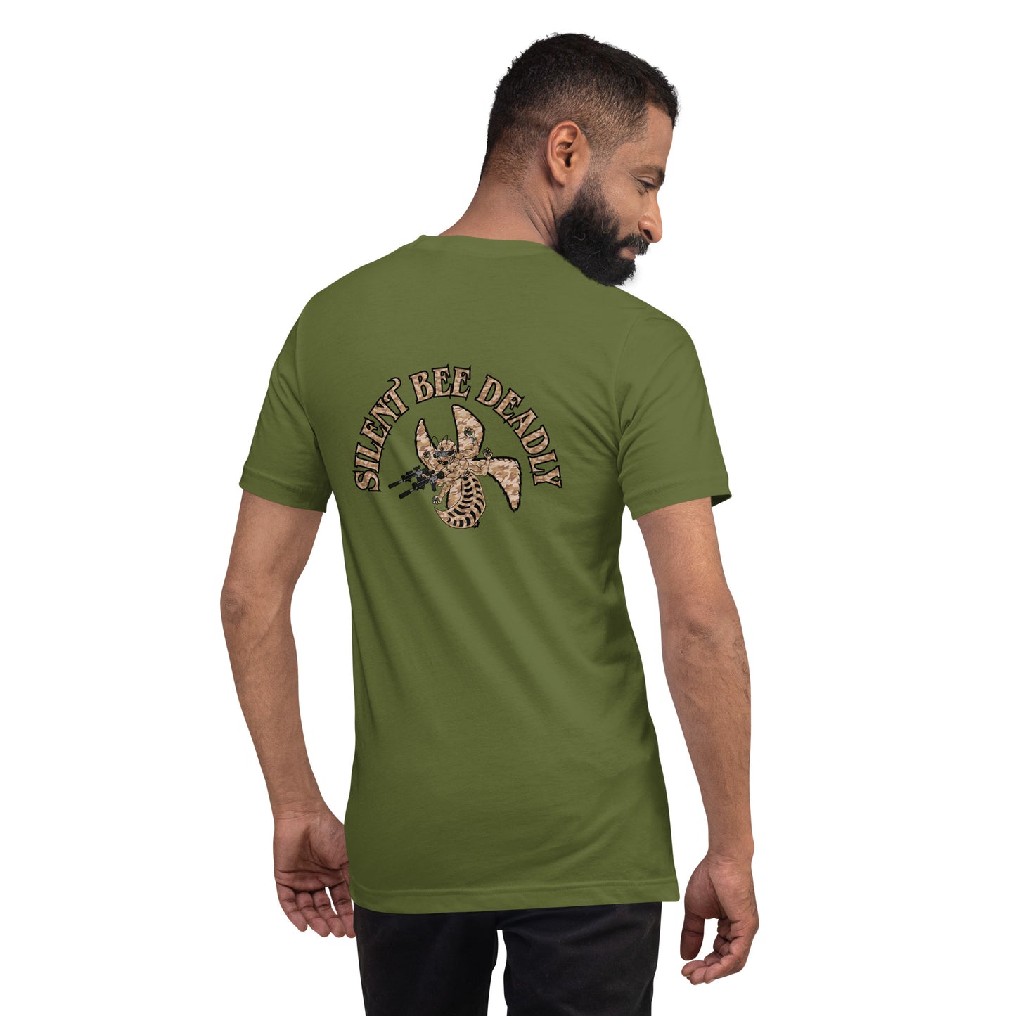 Unisex t-shirt "Silent Bee Deadly" Desert Rat Edition