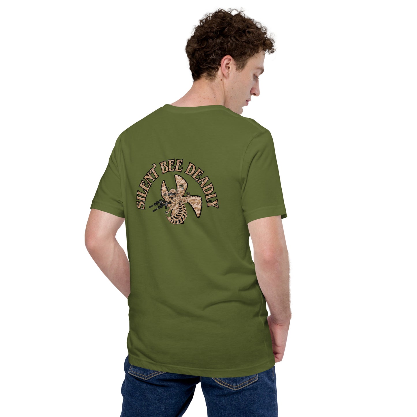Unisex t-shirt "Silent Bee Deadly" Desert Rat Edition