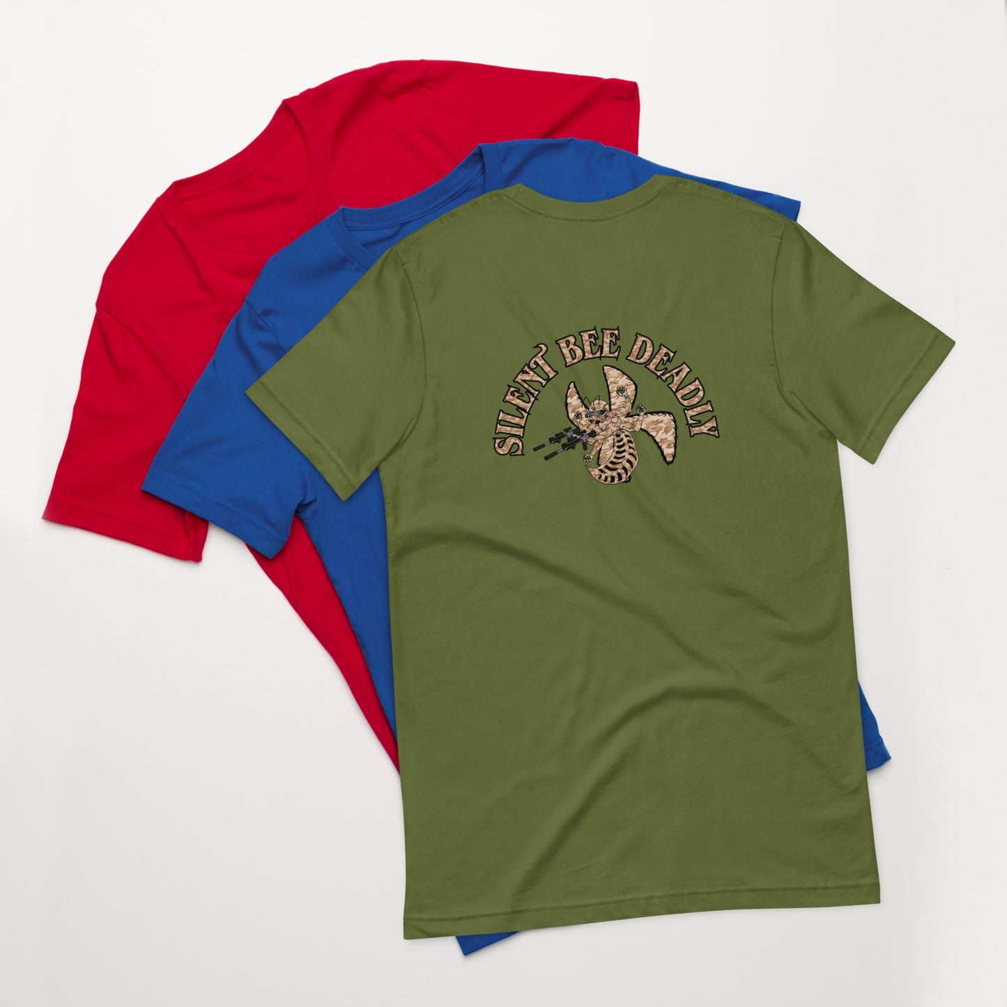 Unisex t-shirt "Silent Bee Deadly" Desert Rat Edition