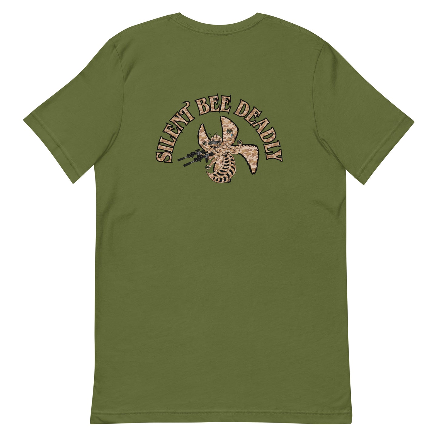 Unisex t-shirt "Silent Bee Deadly" Desert Rat Edition