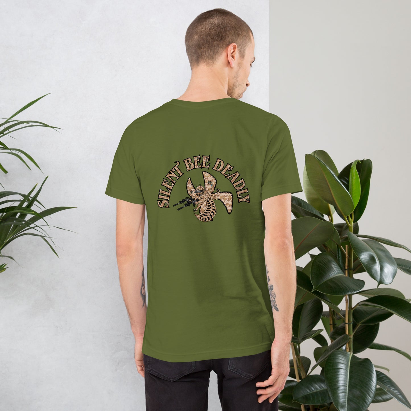 Unisex t-shirt "Silent Bee Deadly" Desert Rat Edition
