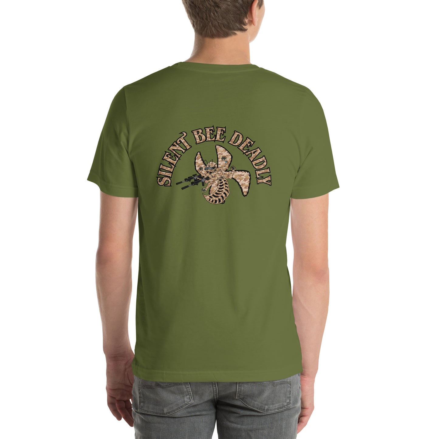 Unisex t-shirt "Silent Bee Deadly" Desert Rat Edition