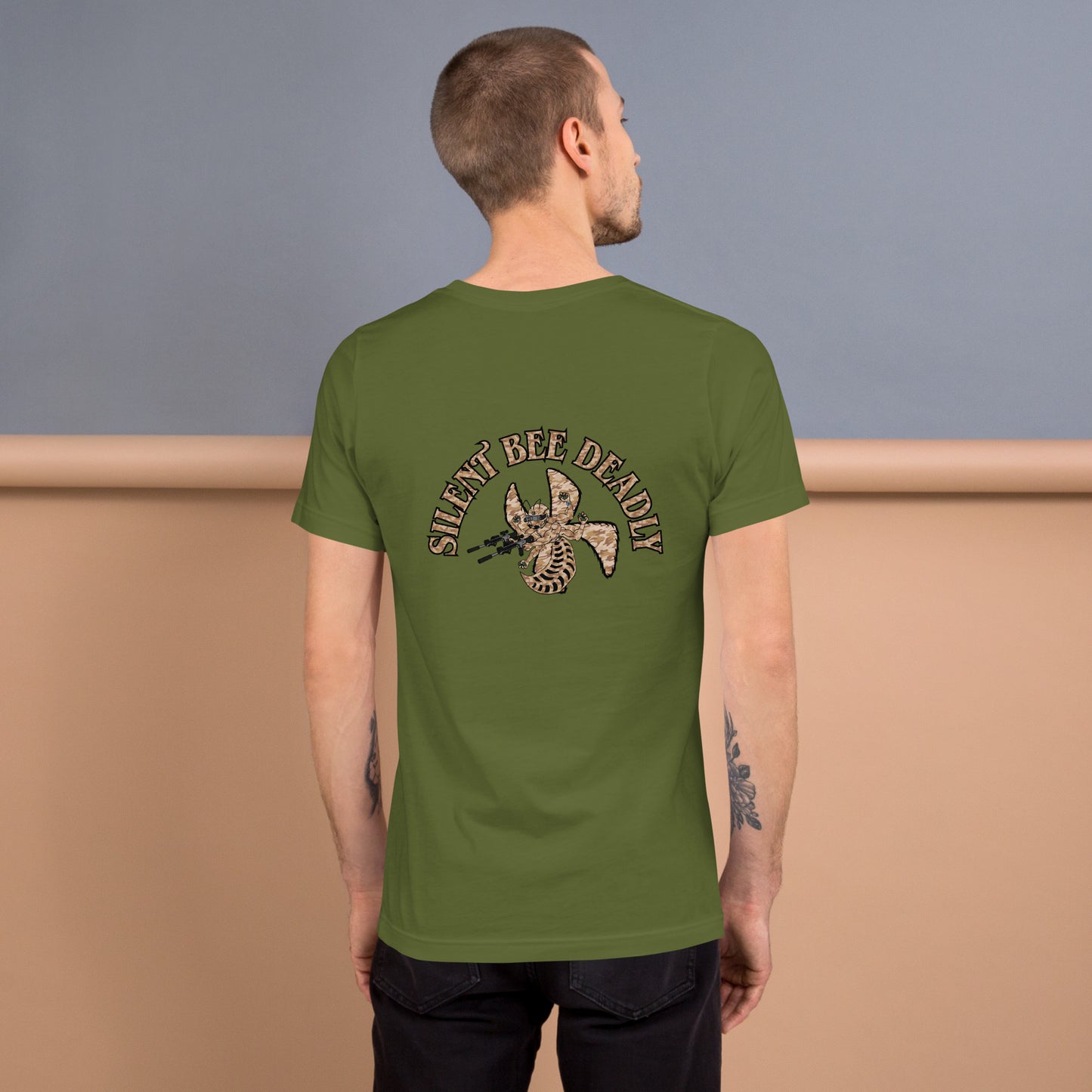 Unisex t-shirt "Silent Bee Deadly" Desert Rat Edition