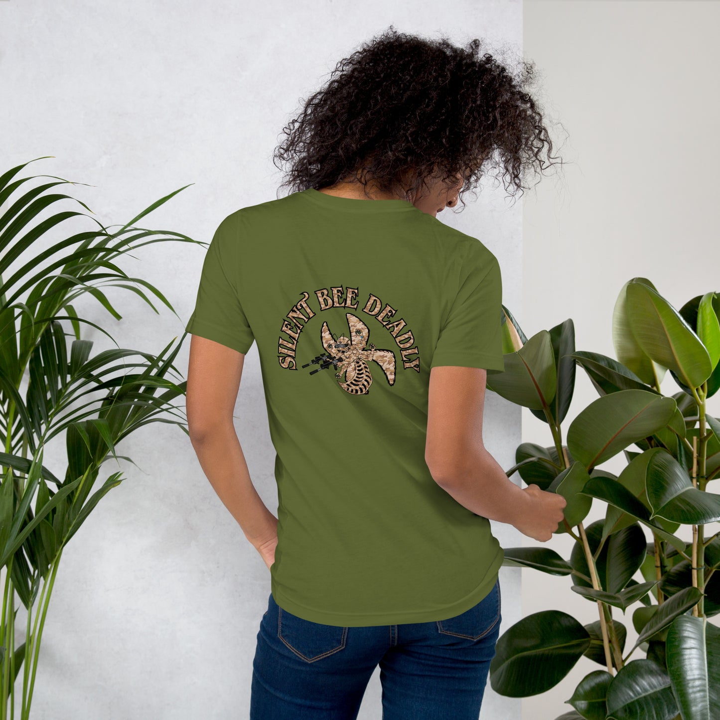 Unisex t-shirt "Silent Bee Deadly" Desert Rat Edition