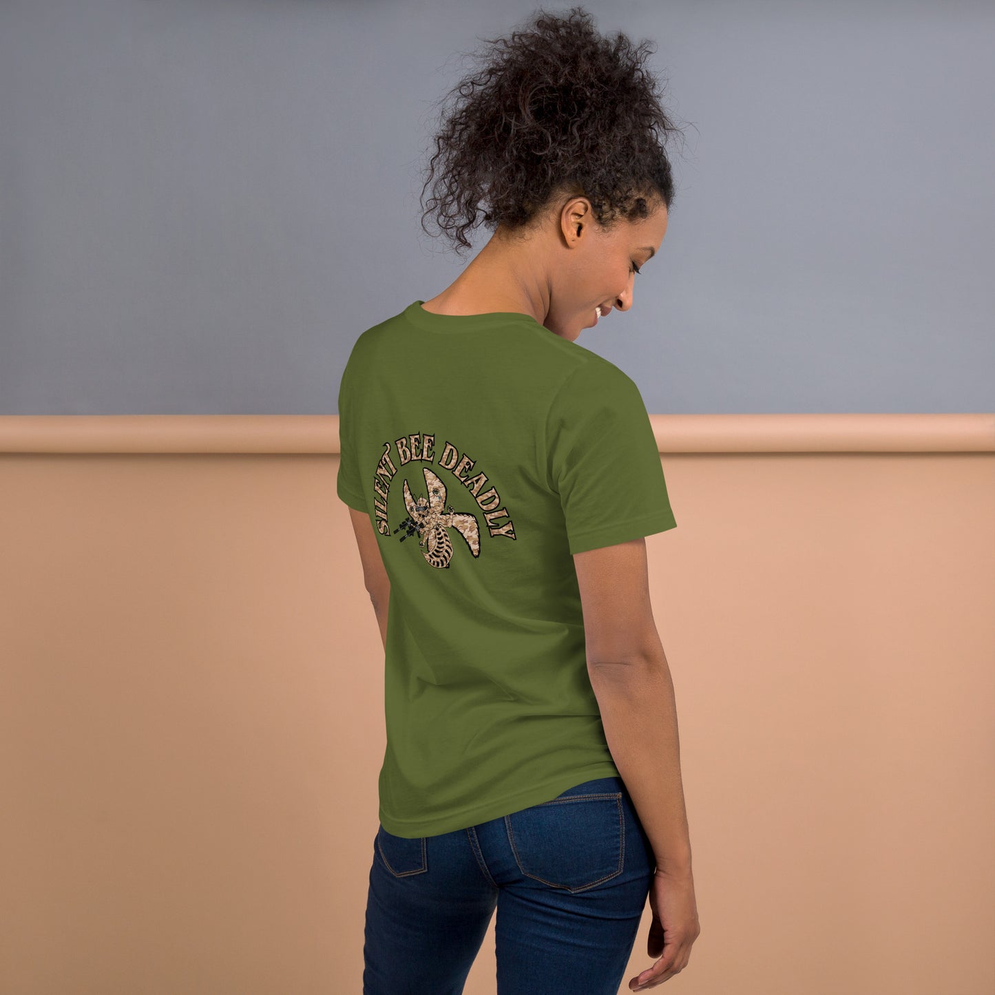 Unisex t-shirt "Silent Bee Deadly" Desert Rat Edition