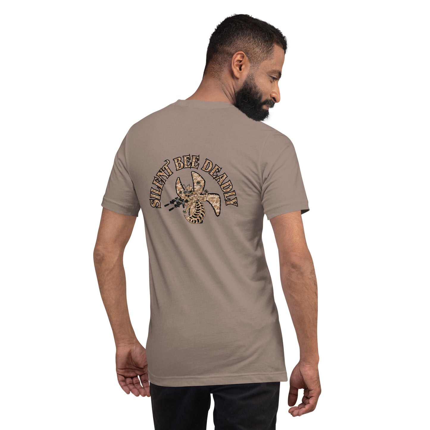 Unisex t-shirt "Silent Bee Deadly" Desert Rat Edition