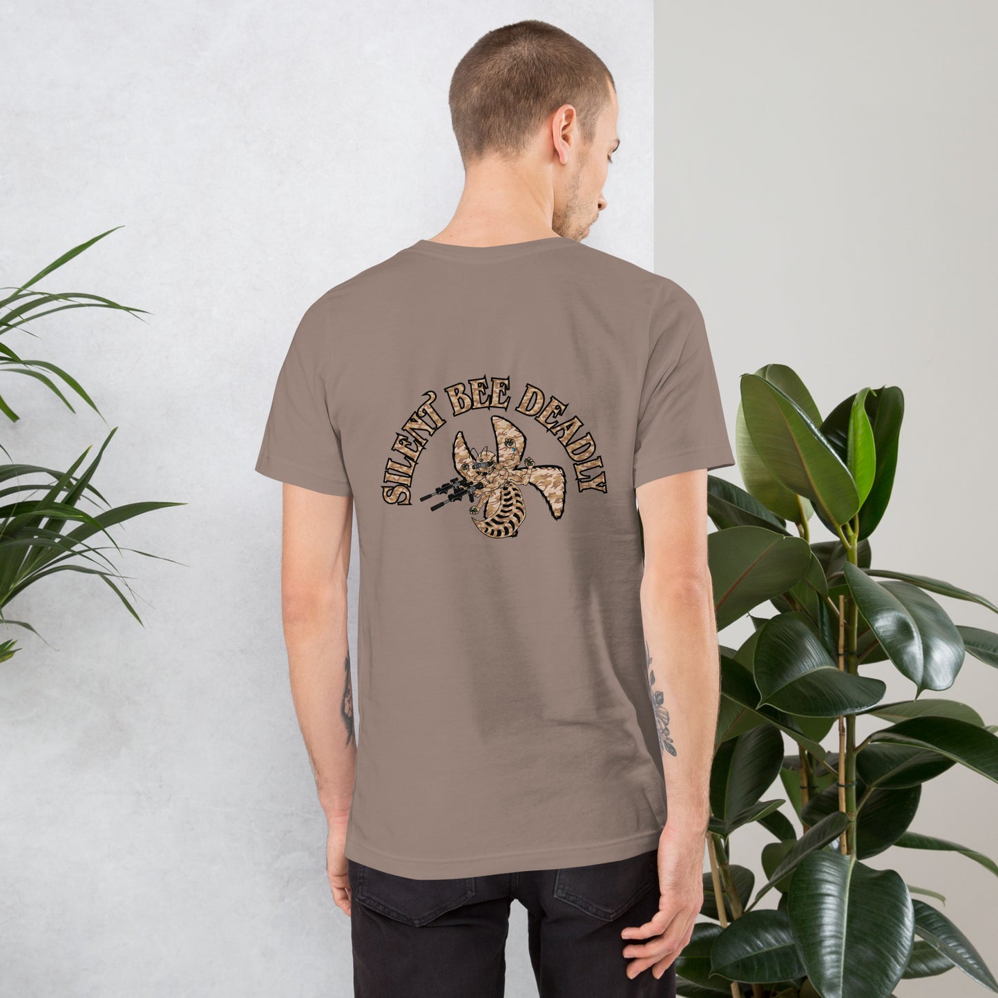 Unisex t-shirt "Silent Bee Deadly" Desert Rat Edition