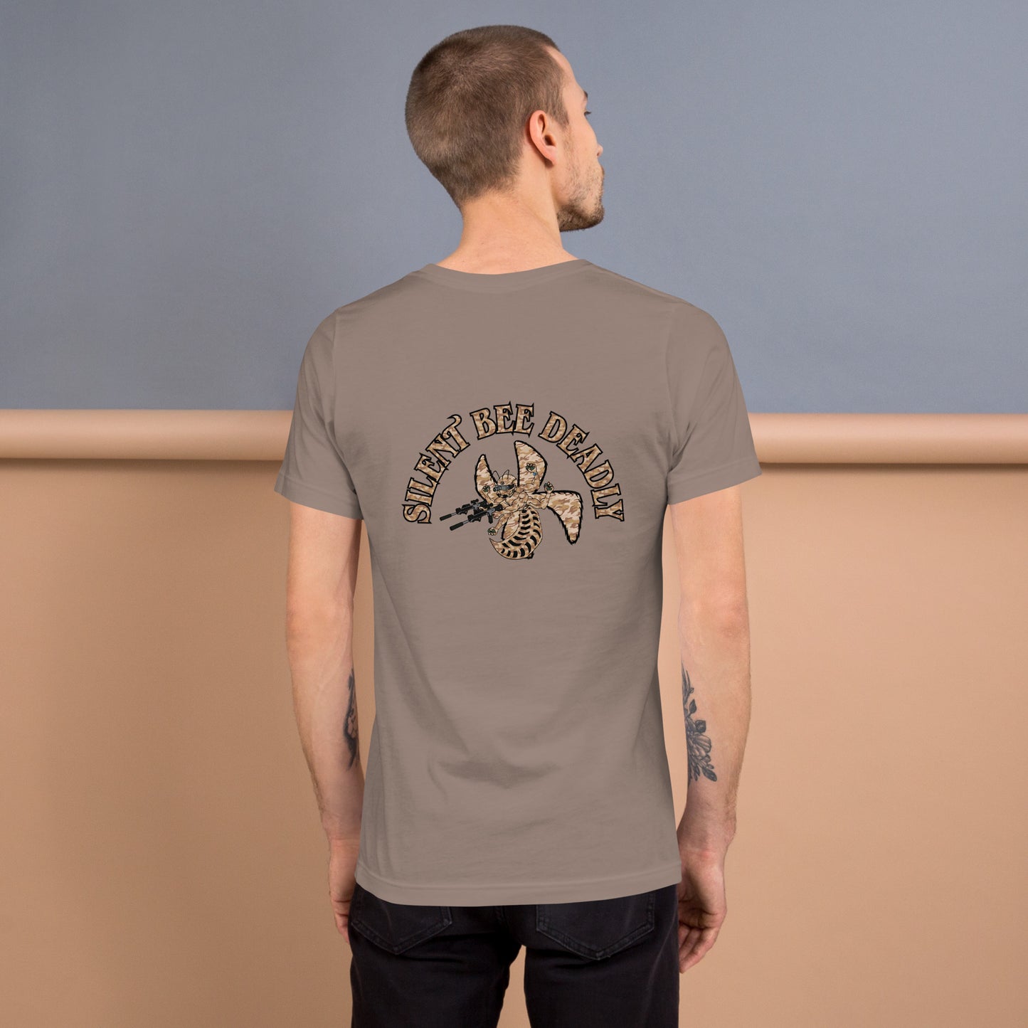 Unisex t-shirt "Silent Bee Deadly" Desert Rat Edition