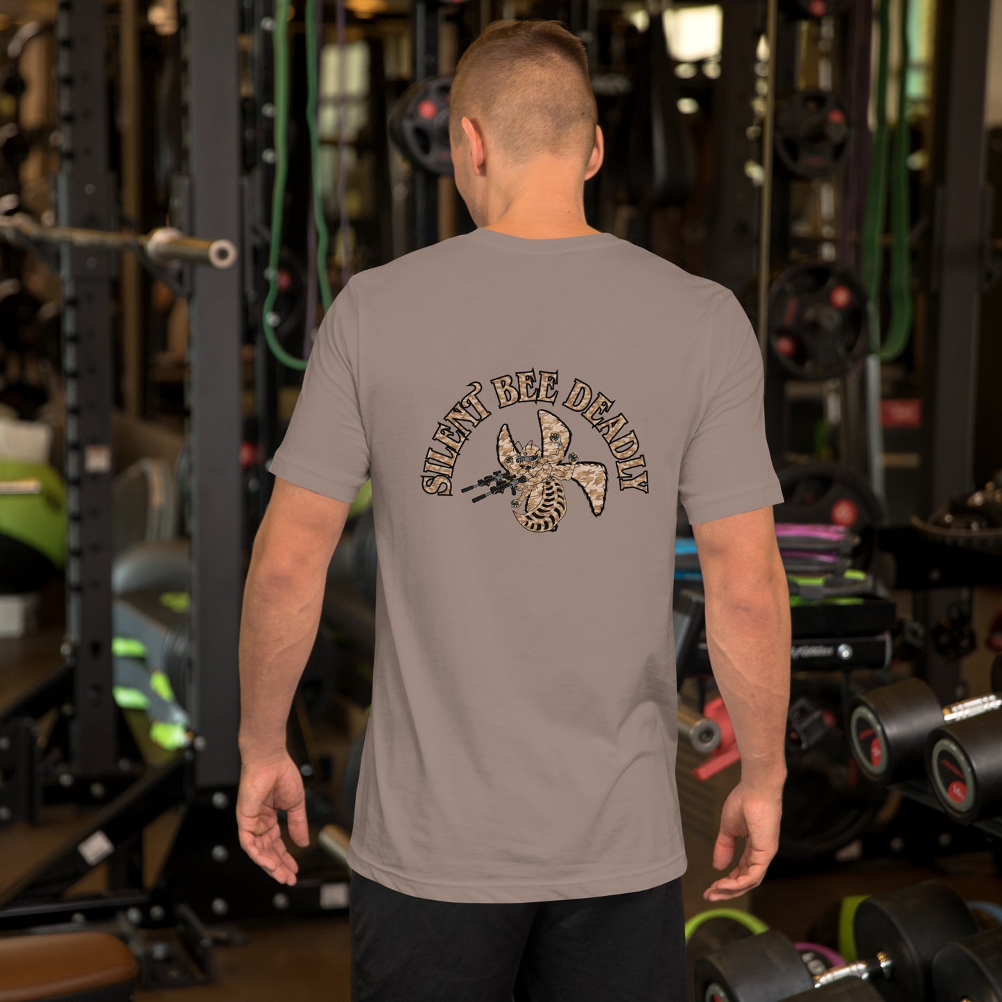 Unisex t-shirt "Silent Bee Deadly" Desert Rat Edition