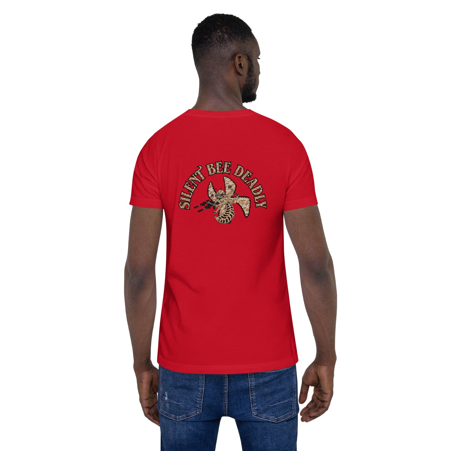Unisex t-shirt "Silent Bee Deadly" Desert Rat Edition
