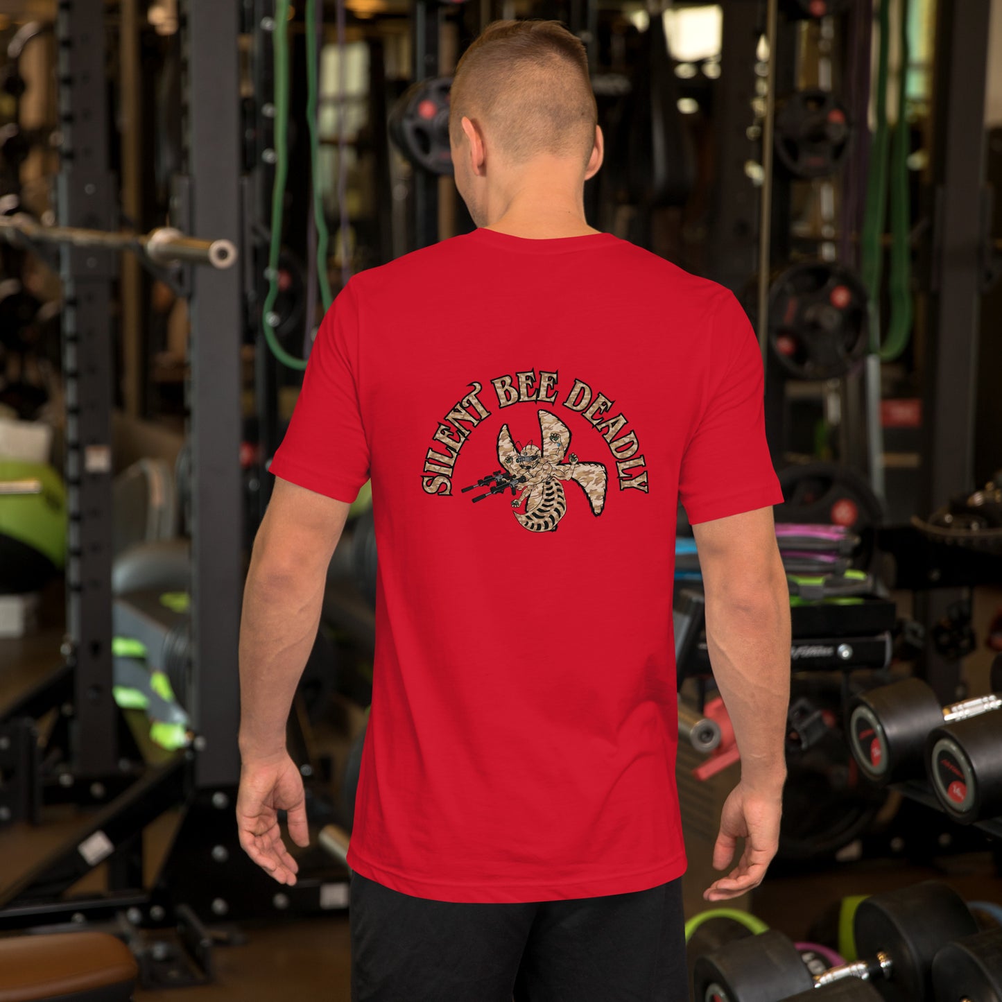 Unisex t-shirt "Silent Bee Deadly" Desert Rat Edition