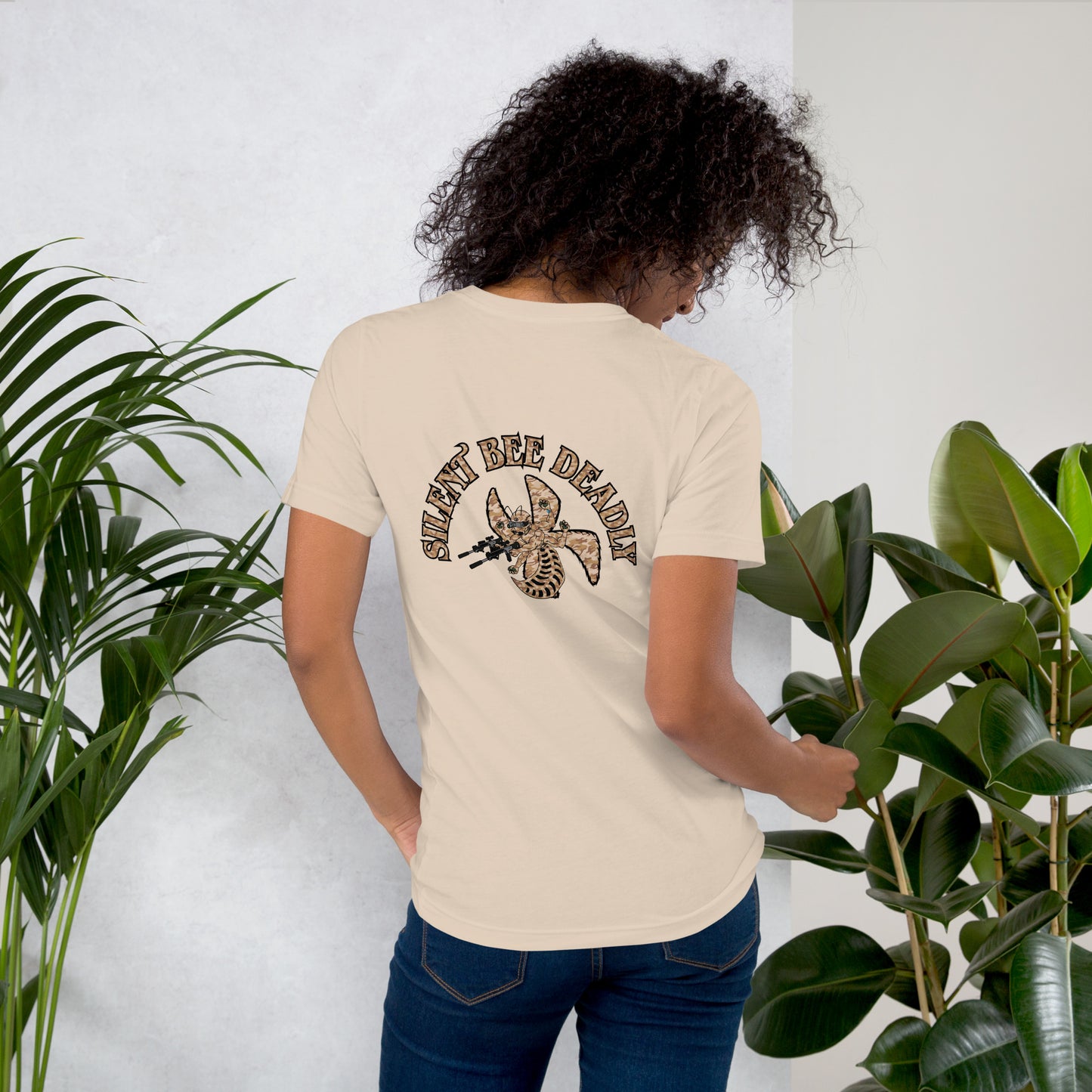 Unisex t-shirt "Silent Bee Deadly" Desert Rat Edition