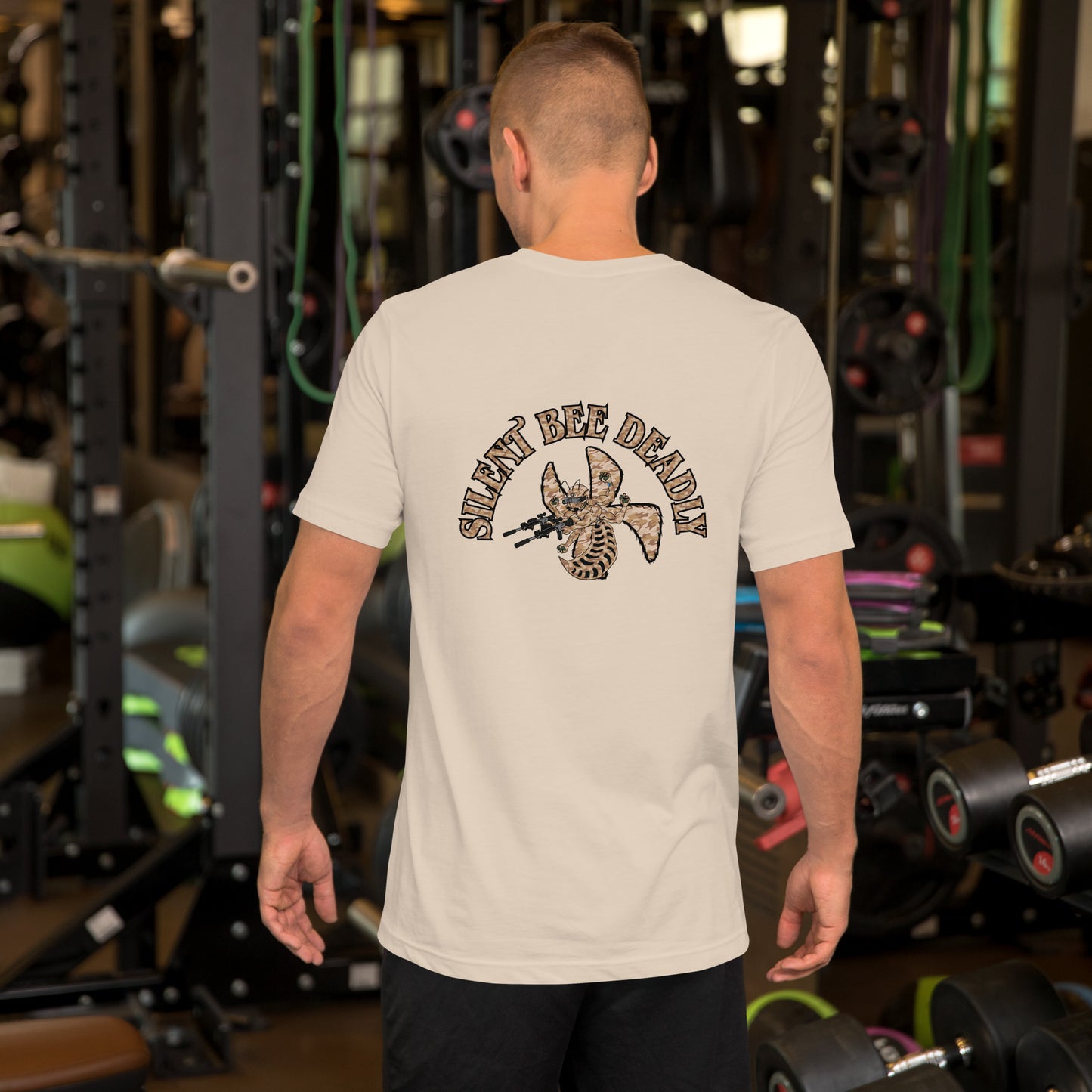 Unisex t-shirt "Silent Bee Deadly" Desert Rat Edition