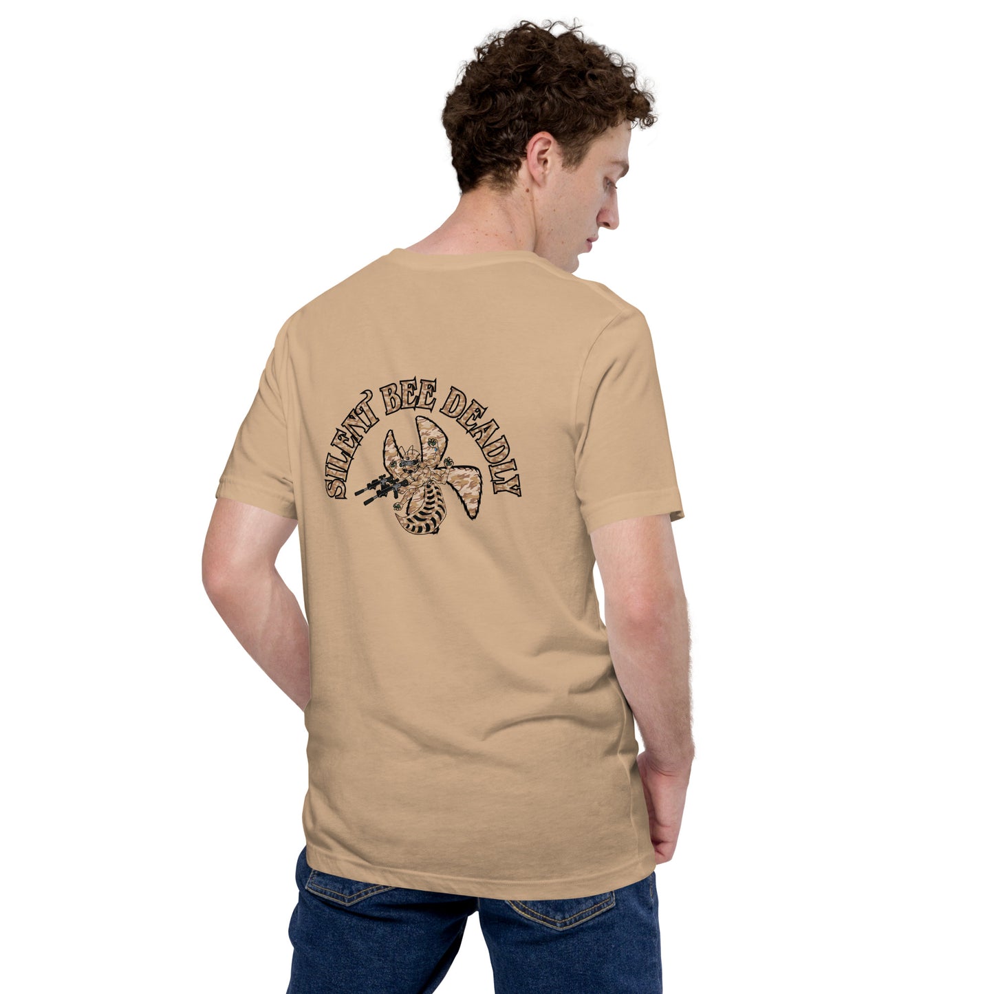 Unisex t-shirt "Silent Bee Deadly" Desert Rat Edition