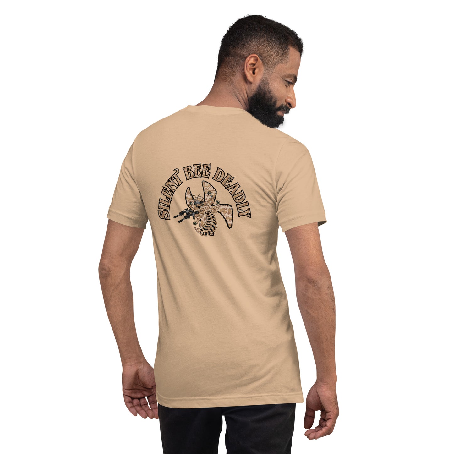 Unisex t-shirt "Silent Bee Deadly" Desert Rat Edition