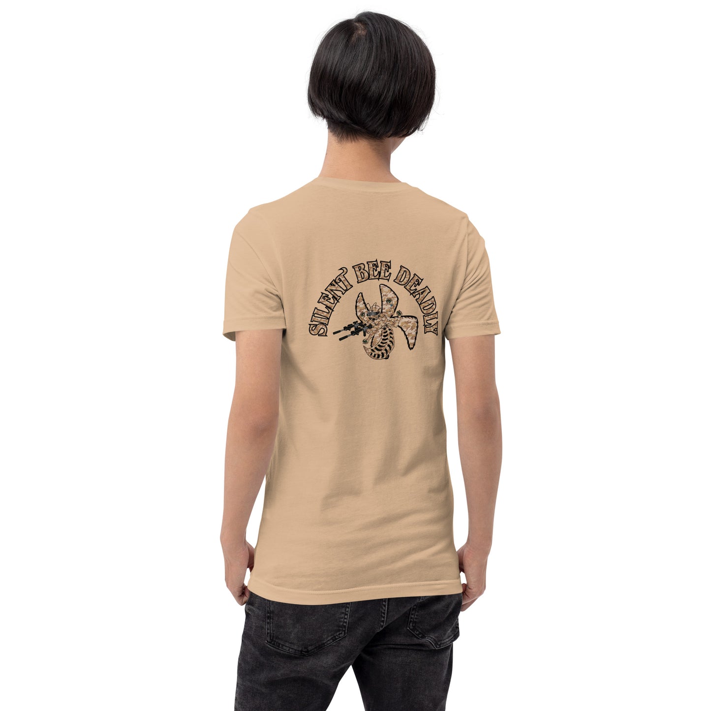 Unisex t-shirt "Silent Bee Deadly" Desert Rat Edition