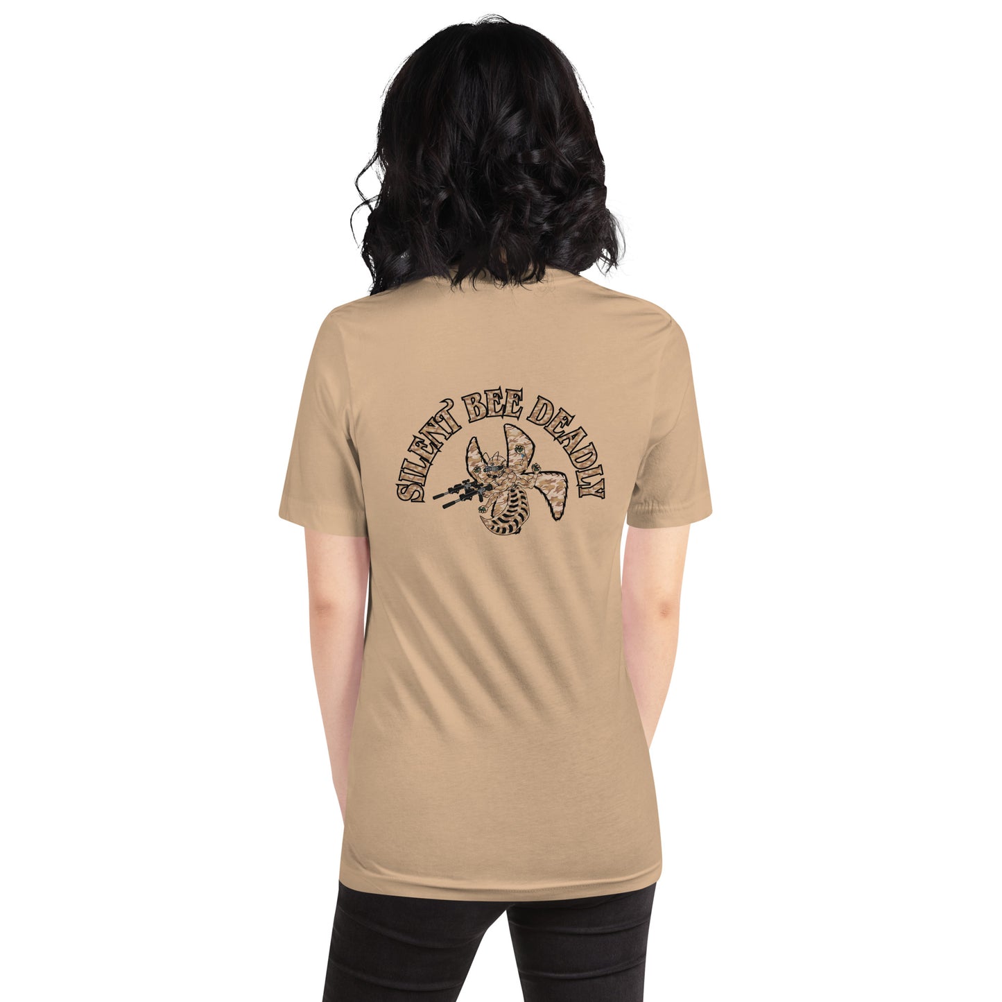Unisex t-shirt "Silent Bee Deadly" Desert Rat Edition