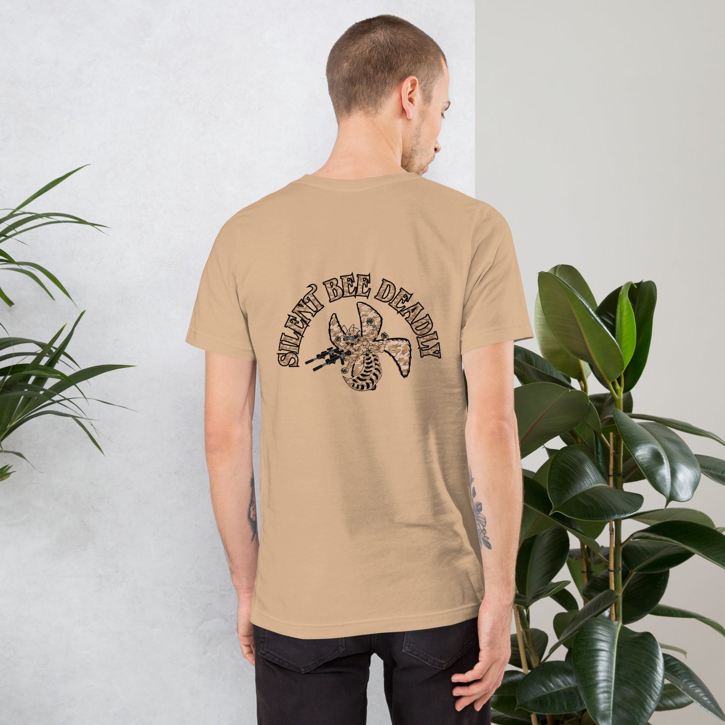 Unisex t-shirt "Silent Bee Deadly" Desert Rat Edition