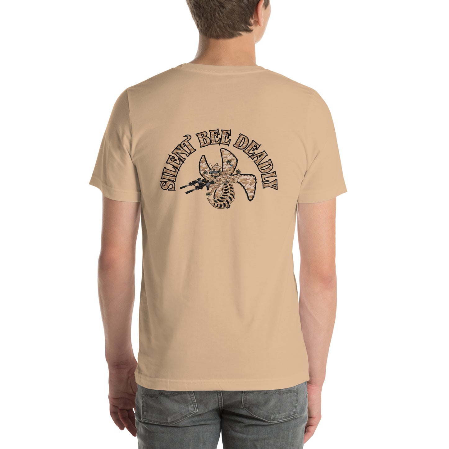 Unisex t-shirt "Silent Bee Deadly" Desert Rat Edition