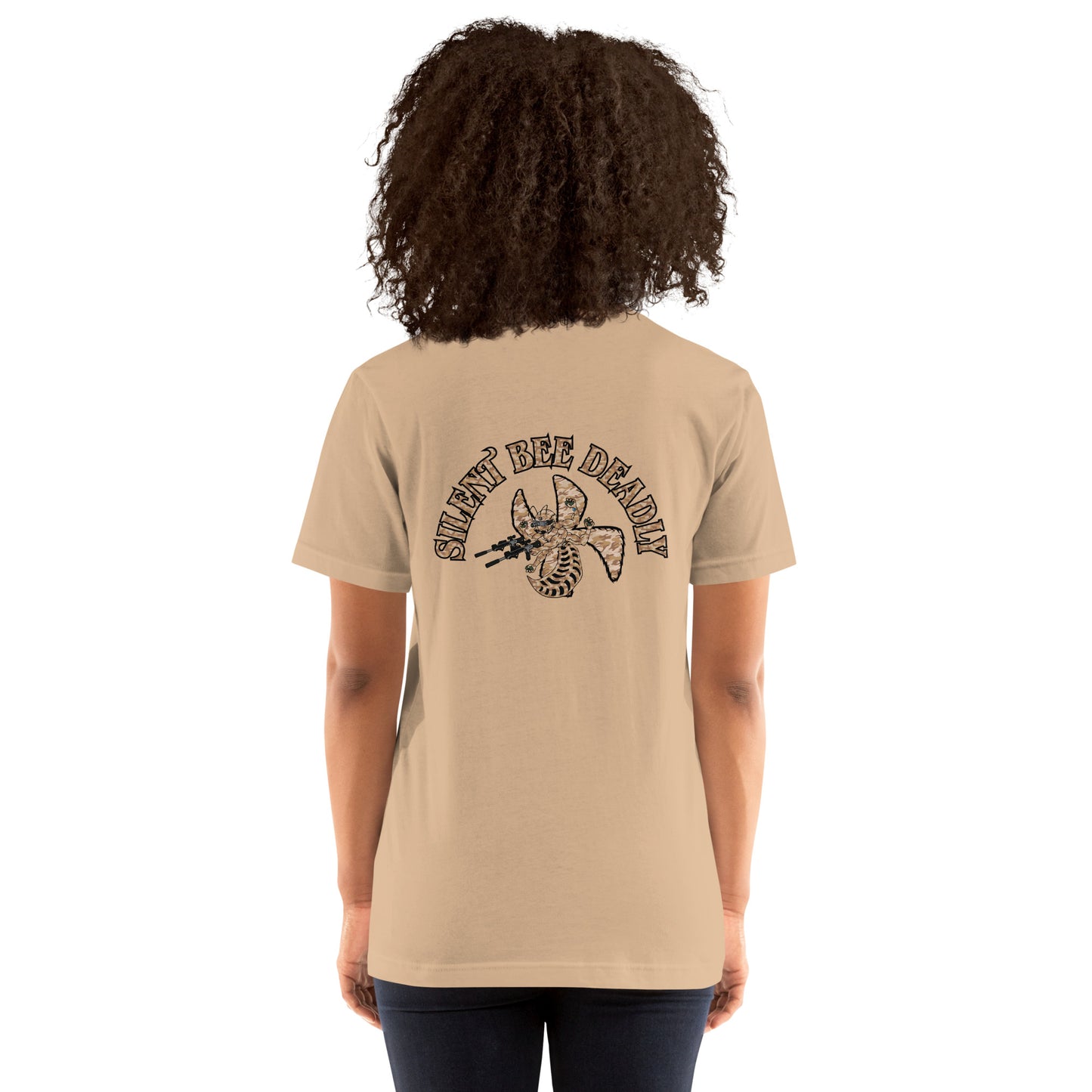 Unisex t-shirt "Silent Bee Deadly" Desert Rat Edition