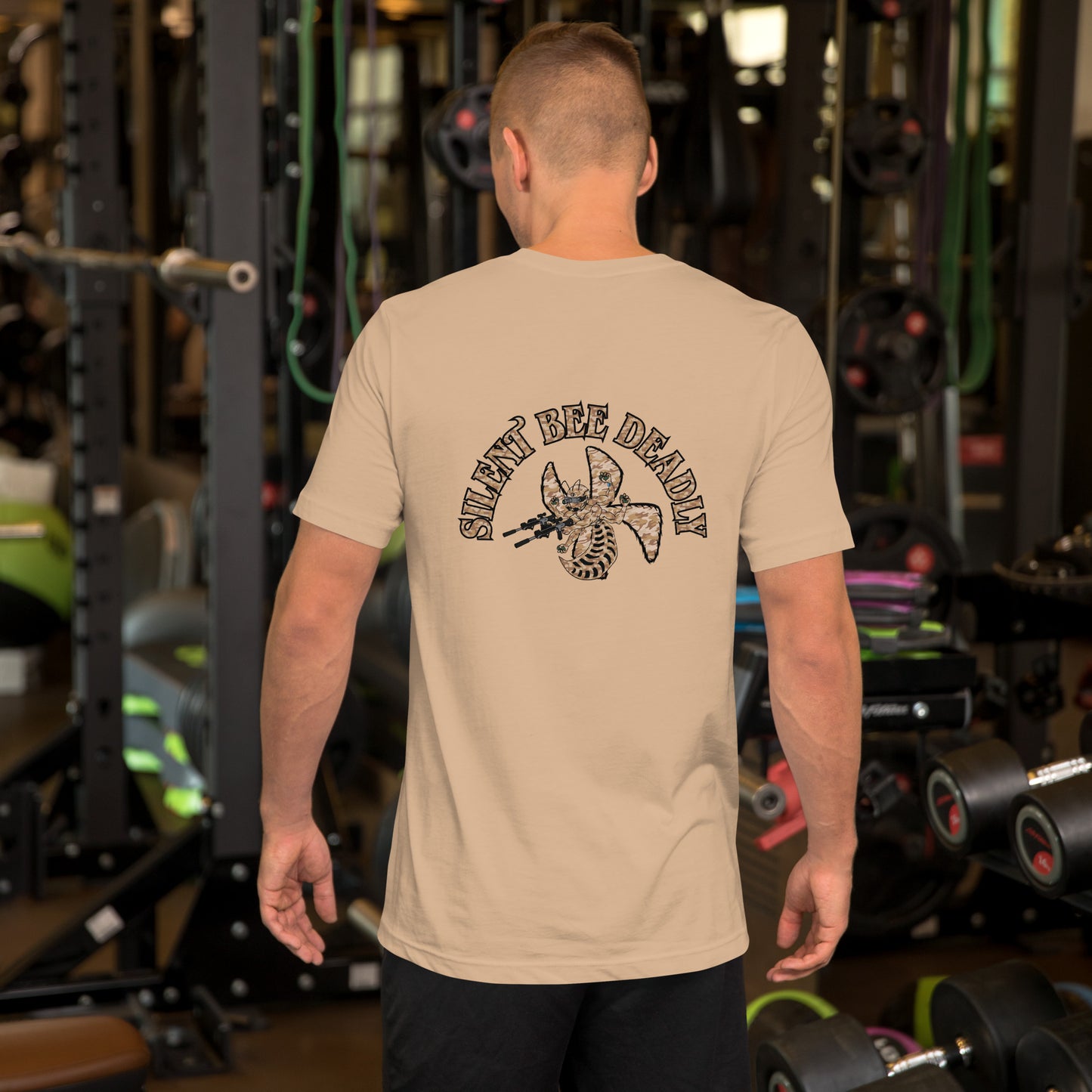 Unisex t-shirt "Silent Bee Deadly" Desert Rat Edition