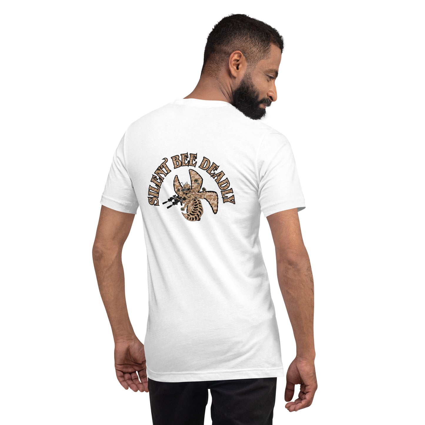 Unisex t-shirt "Silent Bee Deadly" Desert Rat Edition