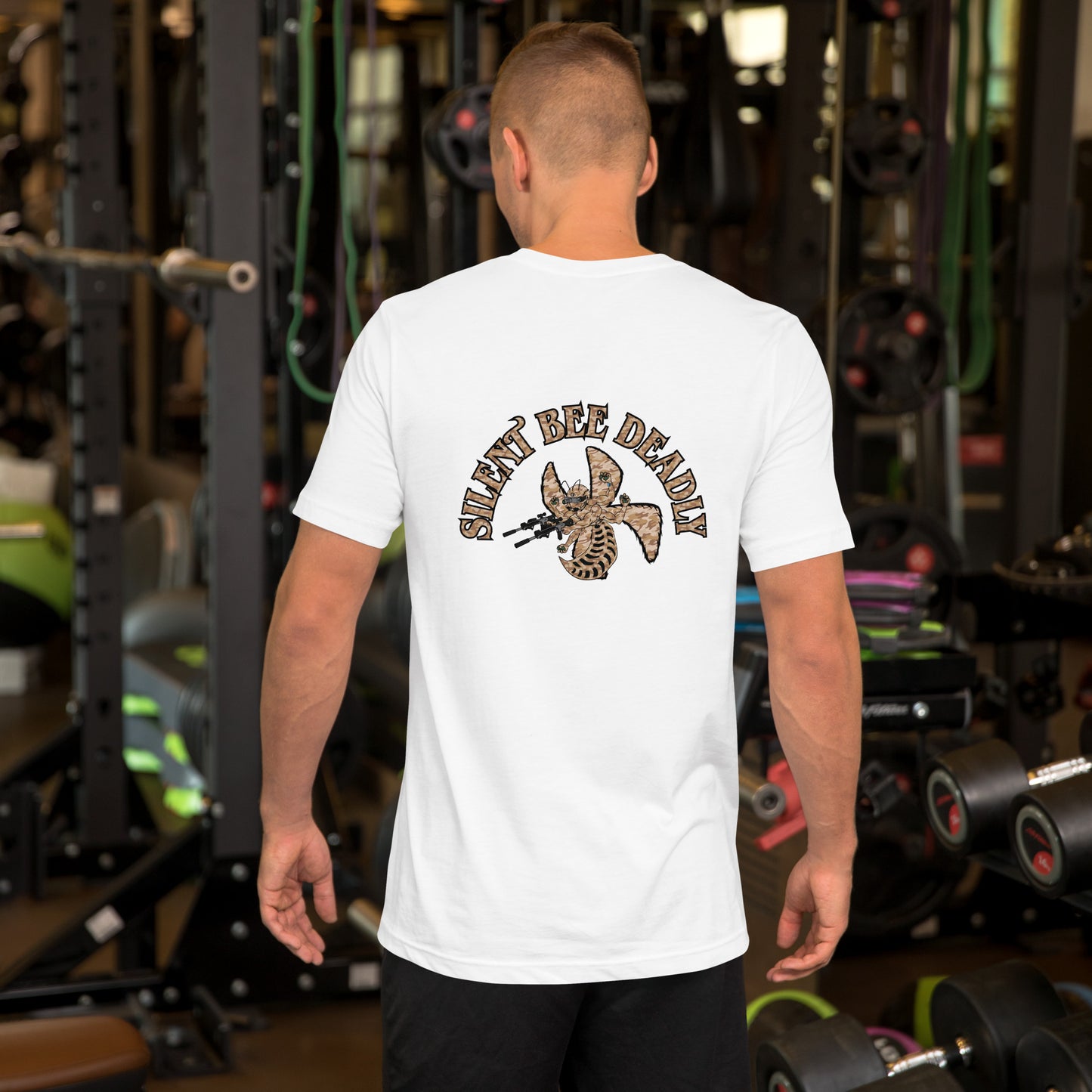 Unisex t-shirt "Silent Bee Deadly" Desert Rat Edition