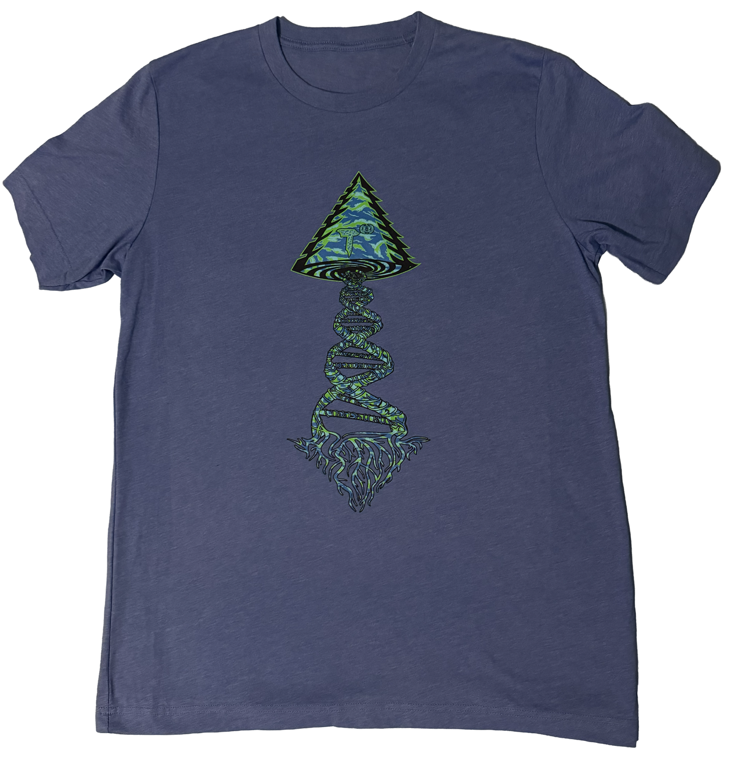 52% Cotton 48% poly short sleeve slim fit Bella Canvas