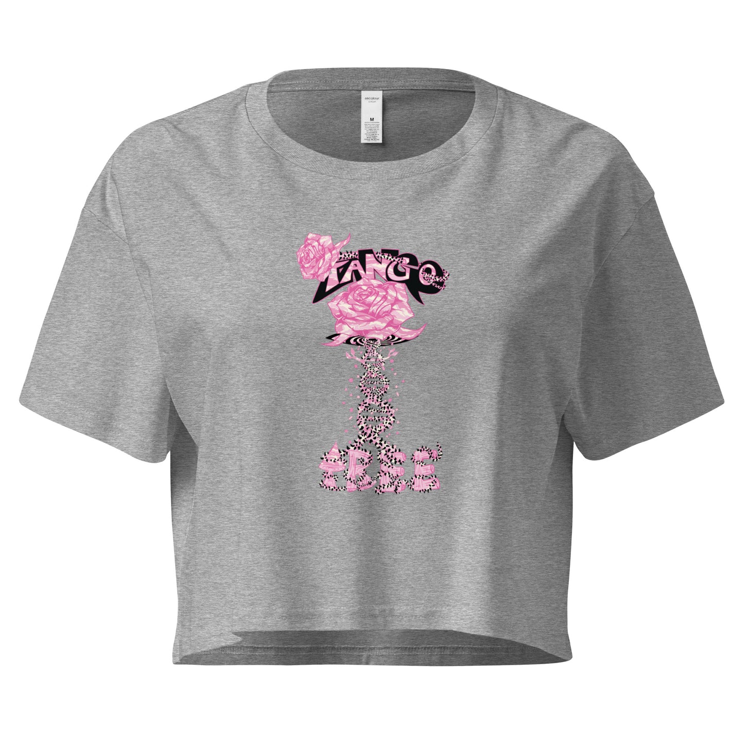 Women’s crop top "Rose of life Vortex" Barbie Edition