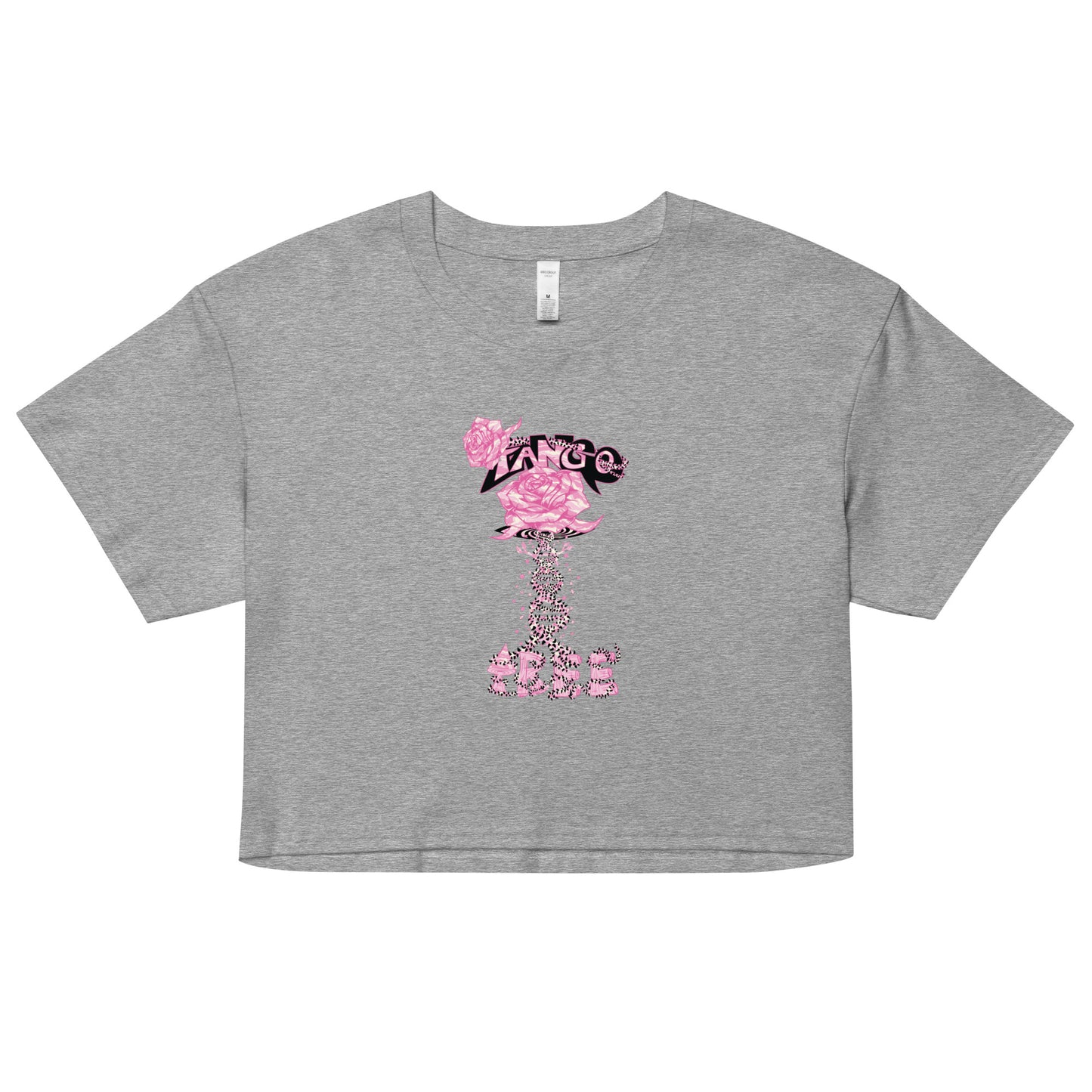 Women’s crop top "Rose of life Vortex" Barbie Edition