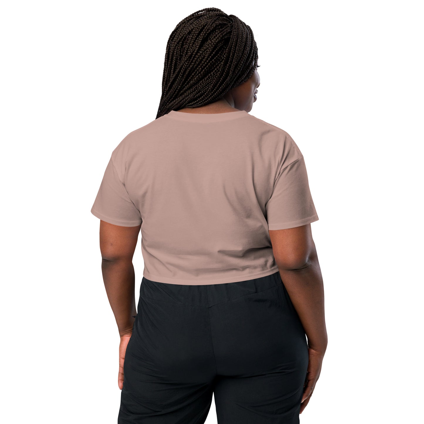 Women’s crop top "Rose of life Vortex" Barbie Edition