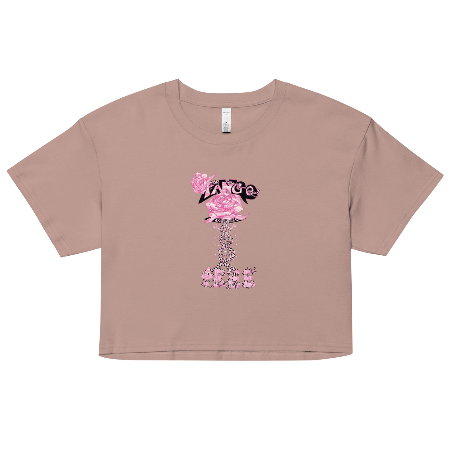 Women’s crop top "Rose of life Vortex" Barbie Edition
