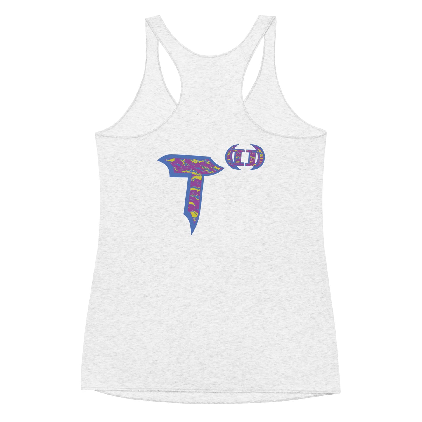Next Level Women's Racerback Tank "DNA TREE VORTEX" Tiger Stripe Stylin' Edition