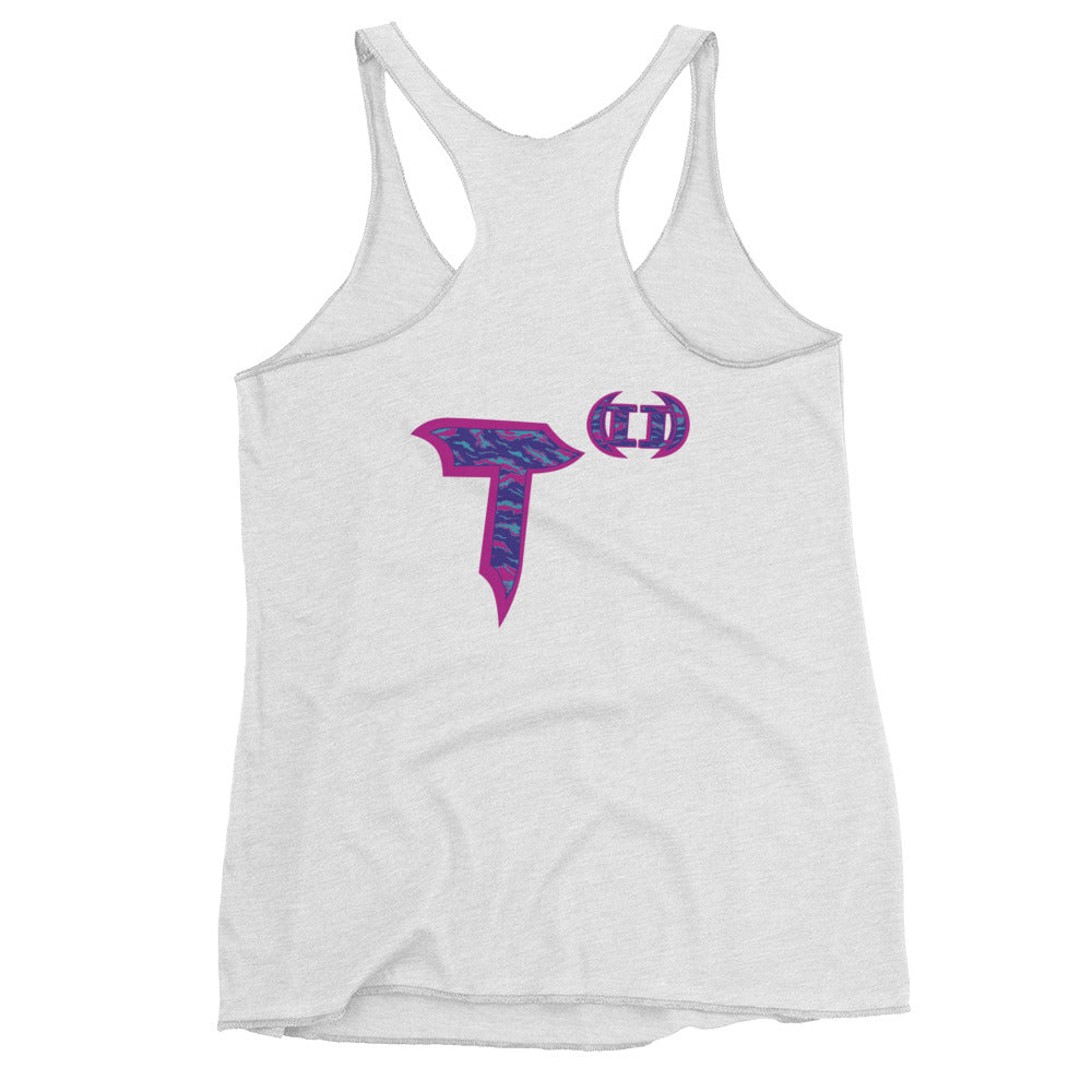 Next Level Women's Racerback Tank "DNA TREE VORTEX" Tiger Stripe Magic Edition