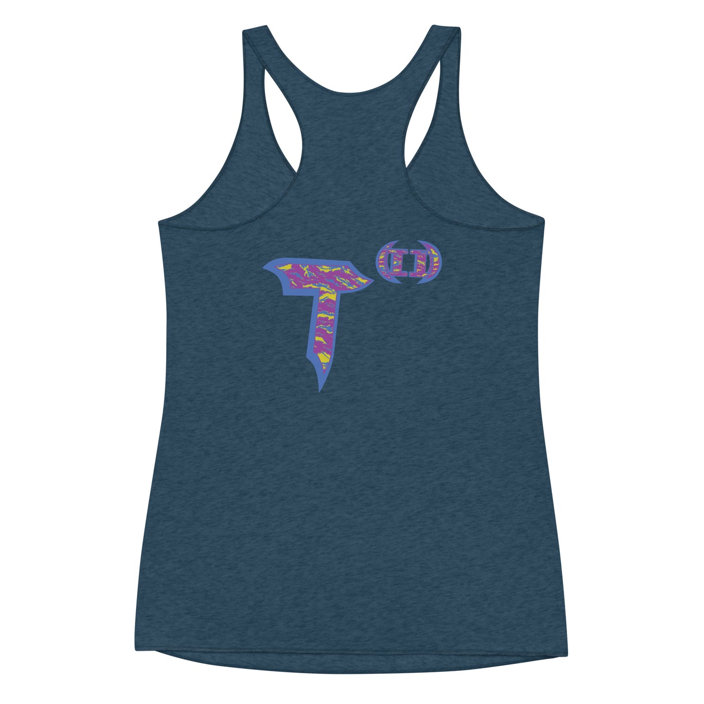 Next Level Women's Racerback Tank "DNA TREE VORTEX" Tiger Stripe Stylin' Edition