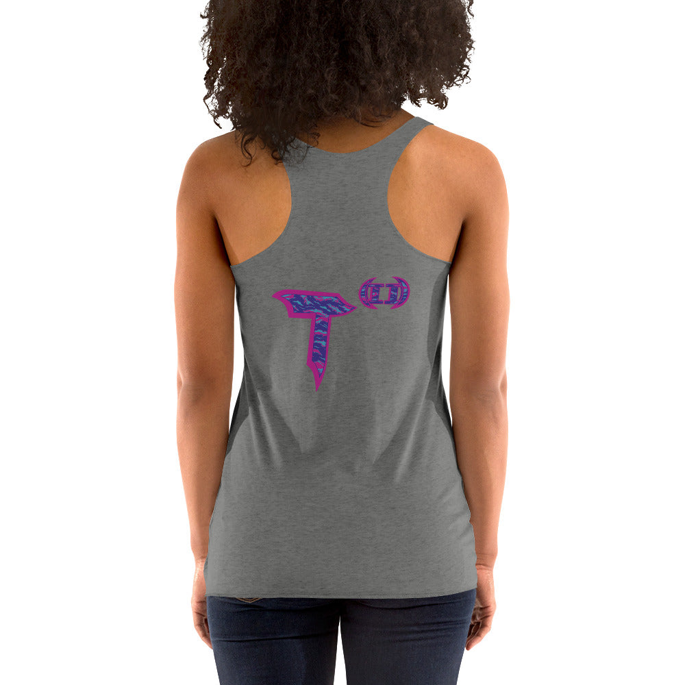 Next Level Women's Racerback Tank "DNA TREE VORTEX" Tiger Stripe Magic Edition
