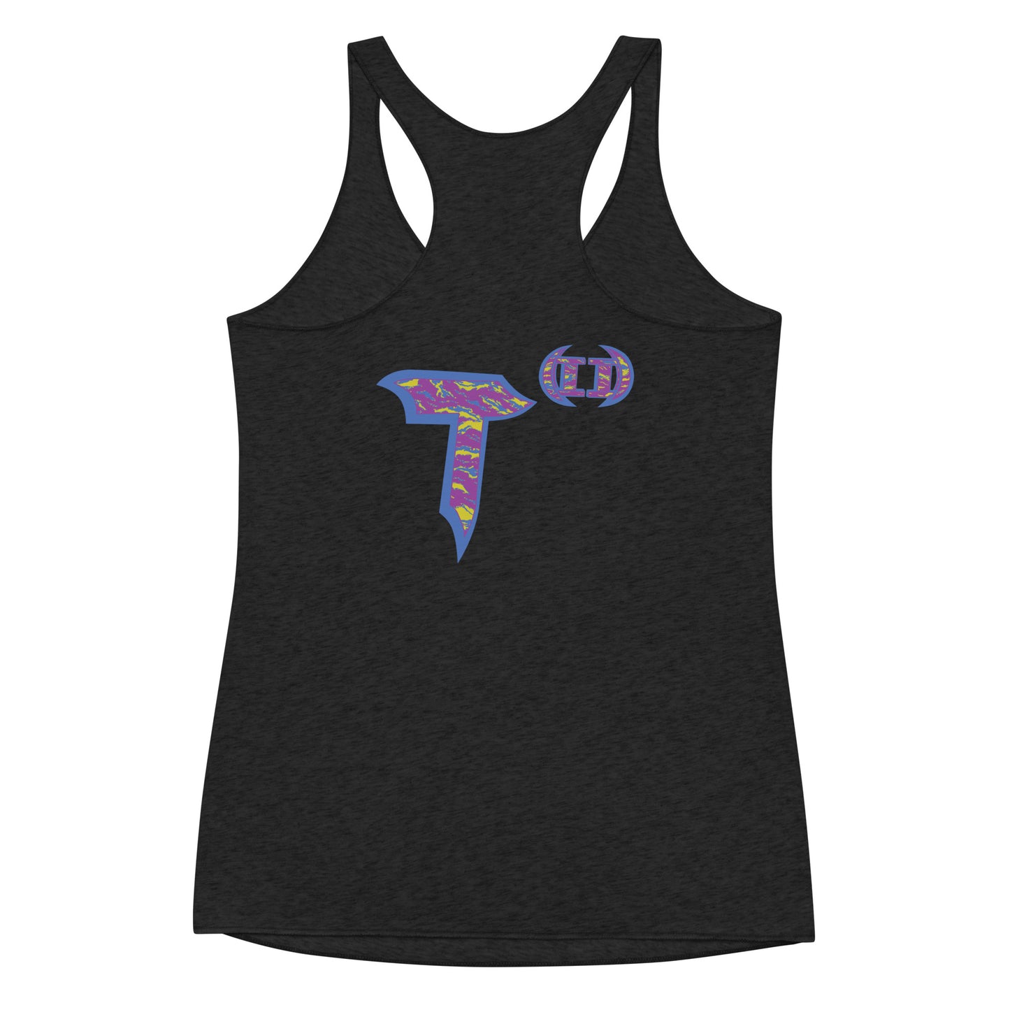 Next Level Women's Racerback Tank "DNA TREE VORTEX" Tiger Stripe Stylin' Edition