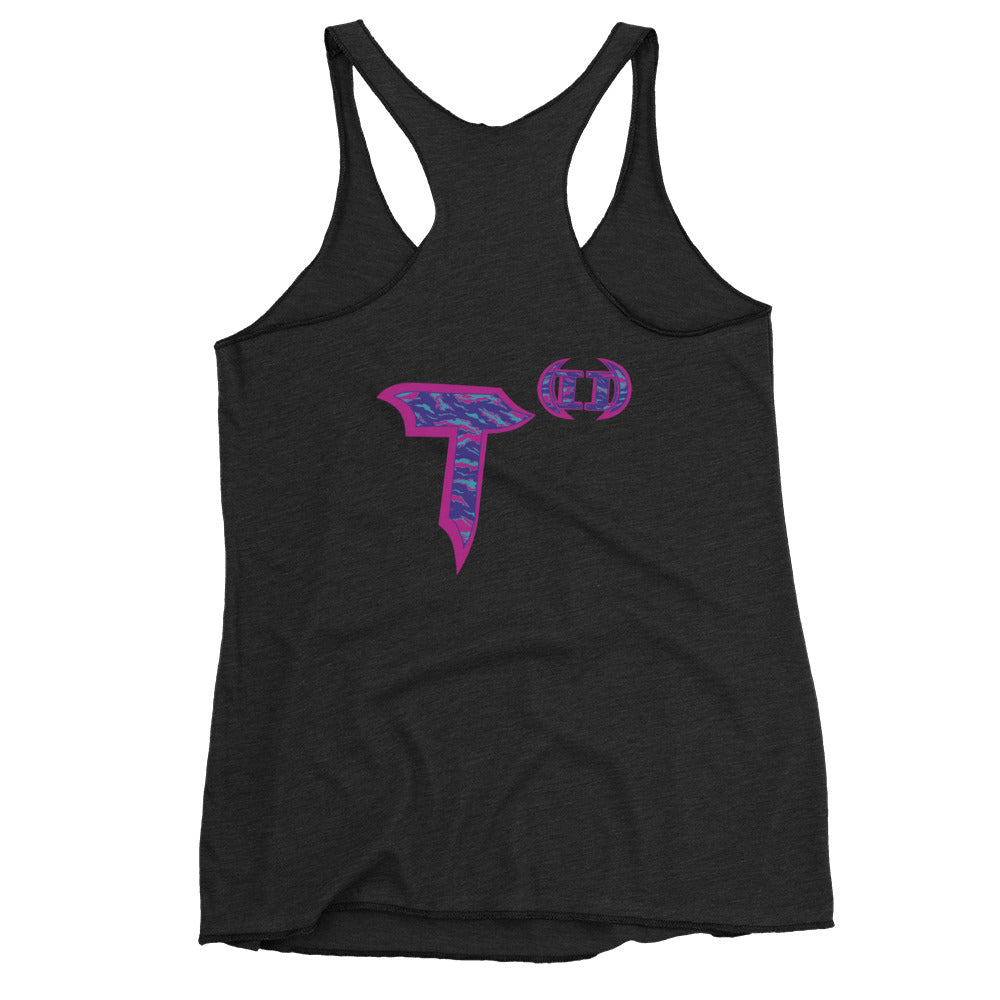 Next Level Women's Racerback Tank "DNA TREE VORTEX" Tiger Stripe Magic Edition