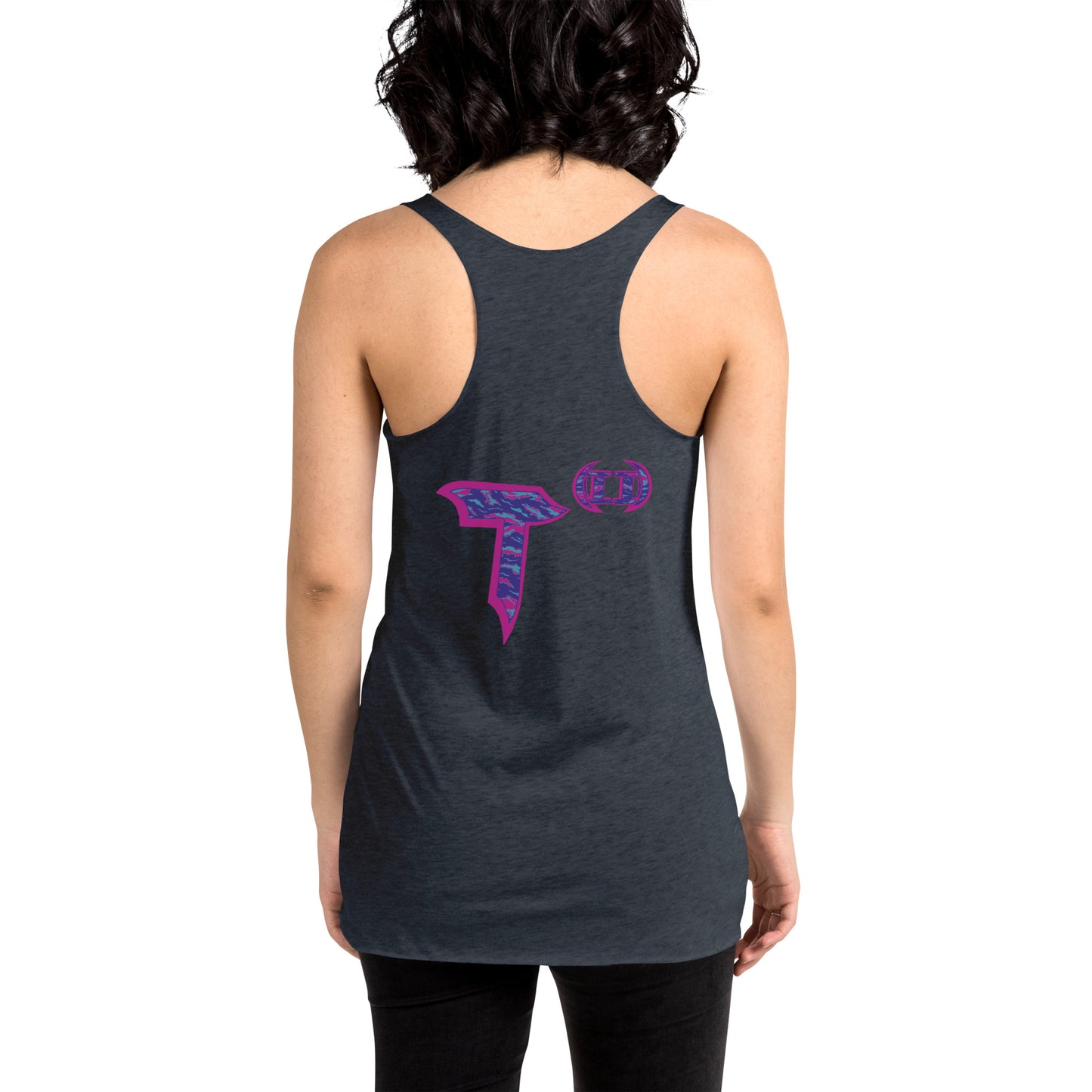 Next Level Women's Racerback Tank "DNA TREE VORTEX" Tiger Stripe Magic Edition