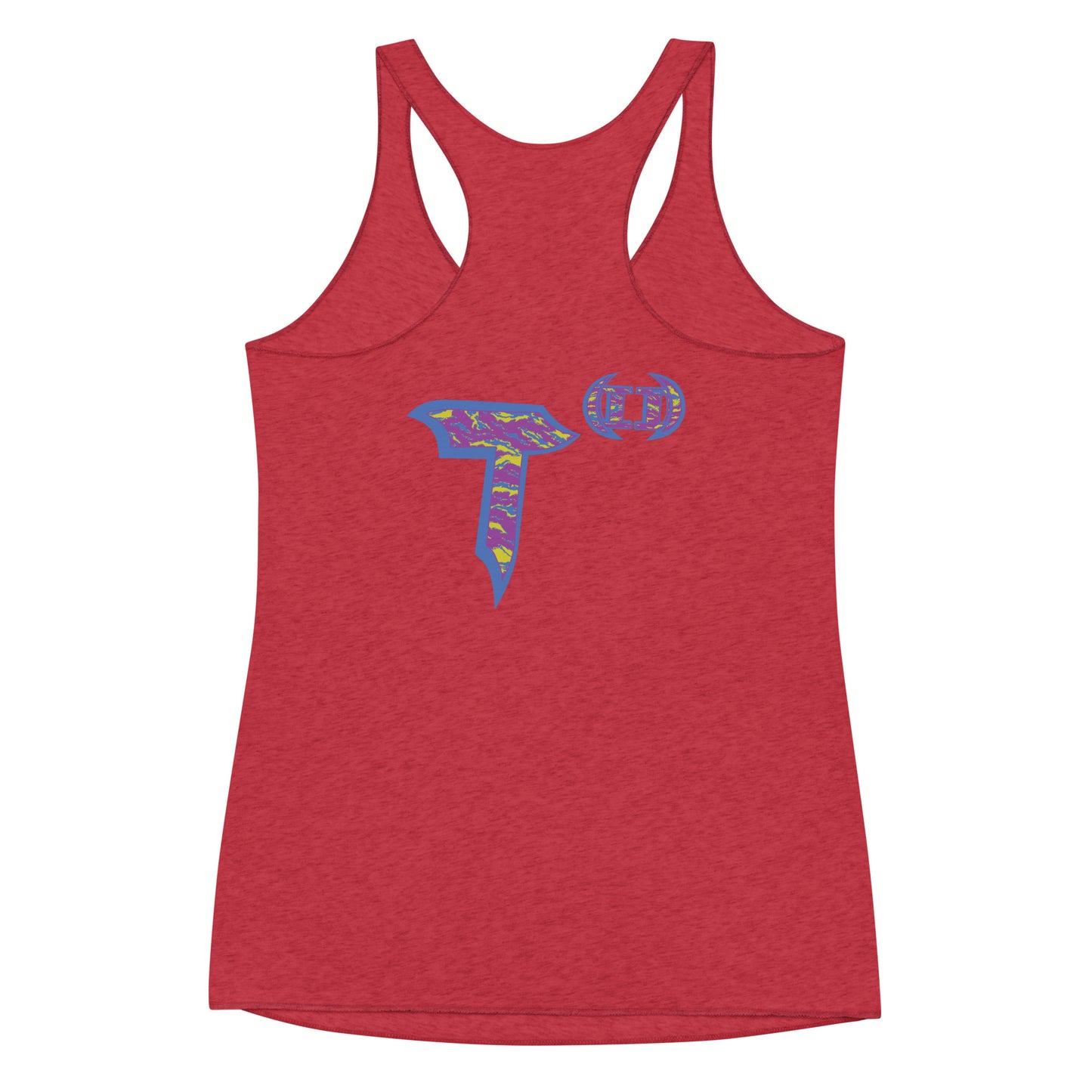 Next Level Women's Racerback Tank "DNA TREE VORTEX" Tiger Stripe Stylin' Edition