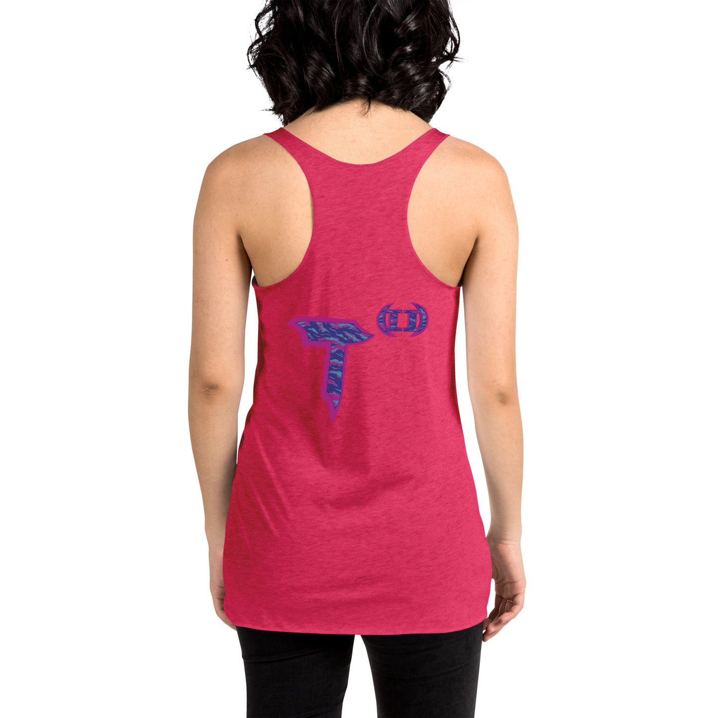 Next Level Women's Racerback Tank "DNA TREE VORTEX" Tiger Stripe Magic Edition