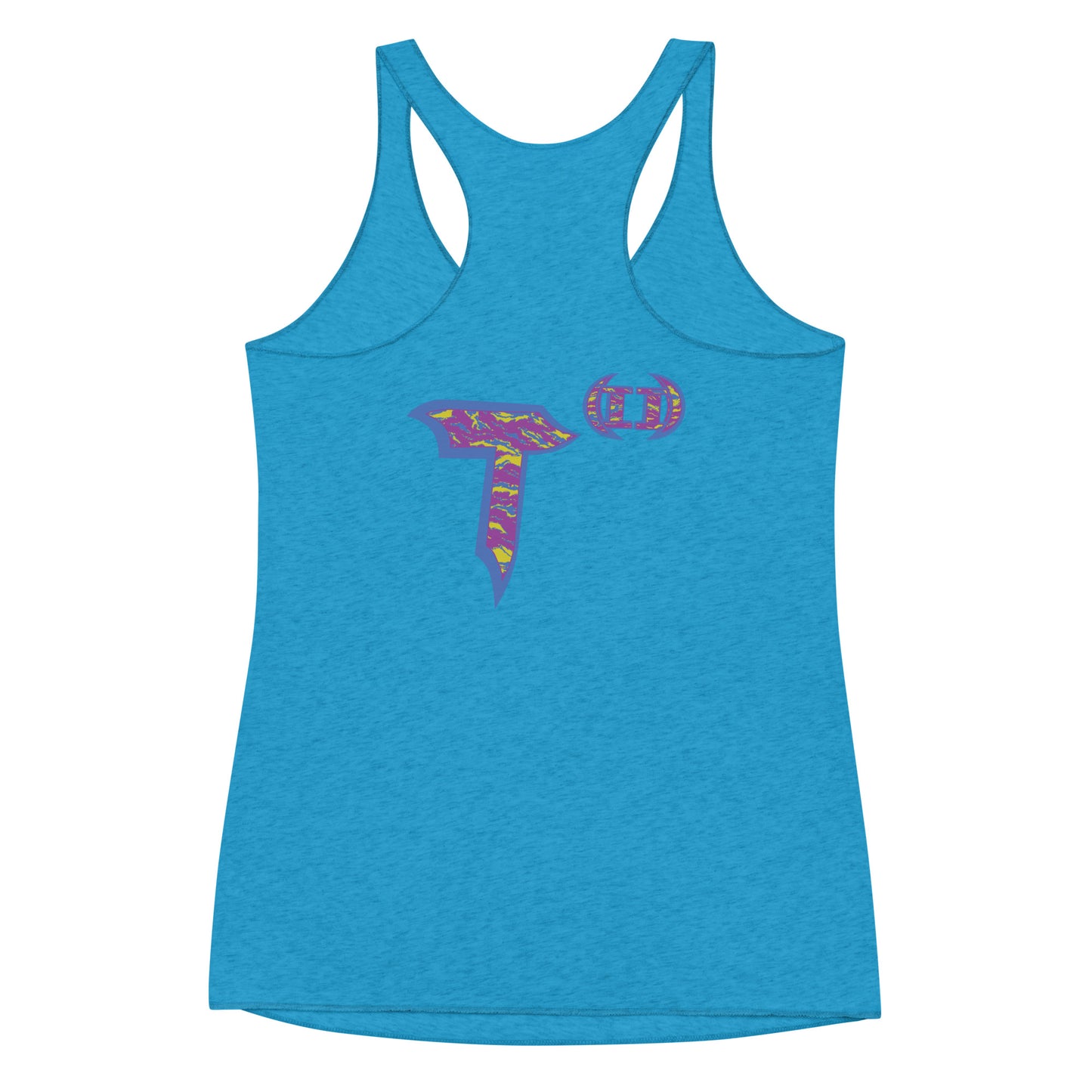 Next Level Women's Racerback Tank "DNA TREE VORTEX" Tiger Stripe Stylin' Edition