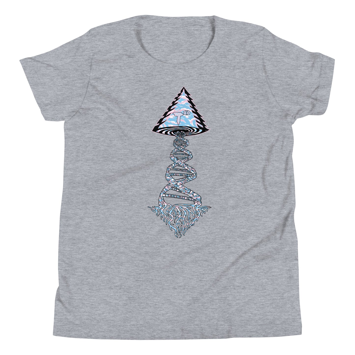 Youth Short Sleeve T-Shirt "Elegant Edition" Tango Tree of Life Vortex