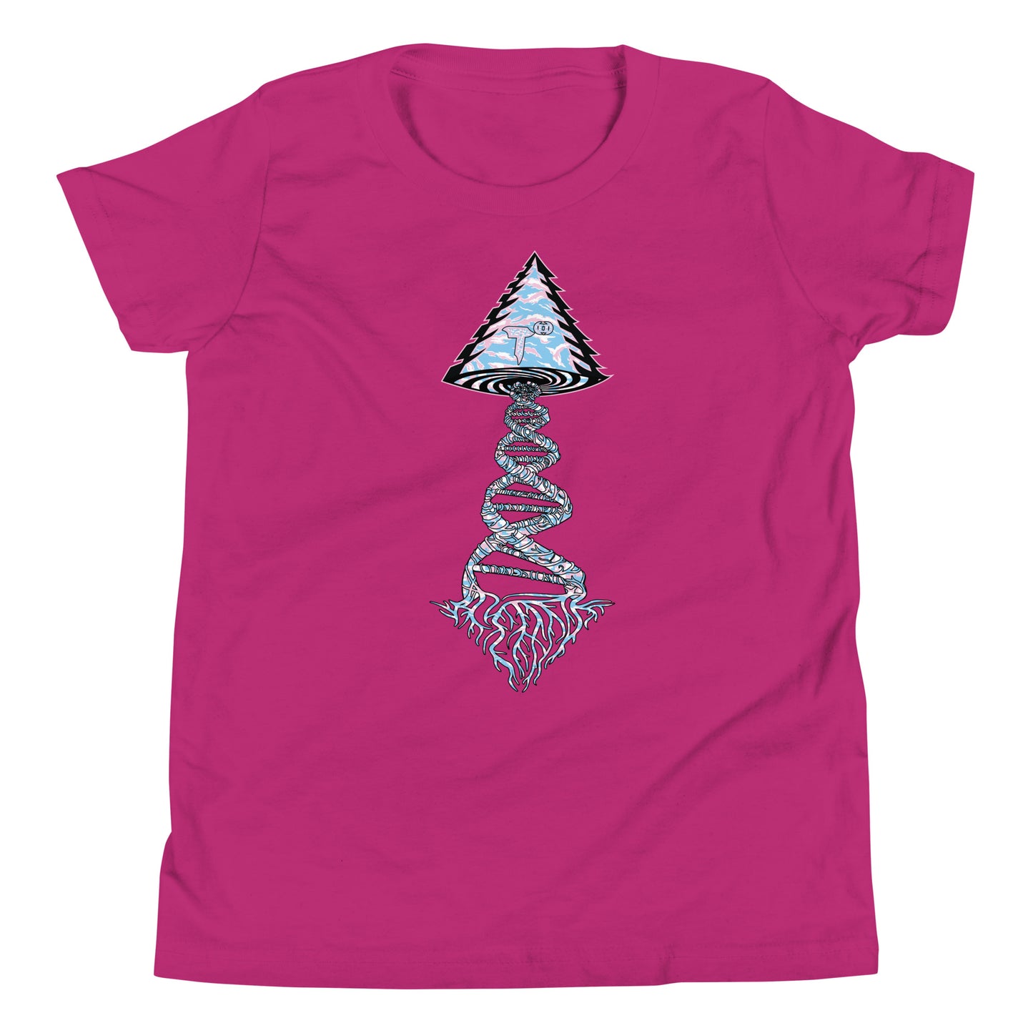 Youth Short Sleeve T-Shirt "Elegant Edition" Tango Tree of Life Vortex